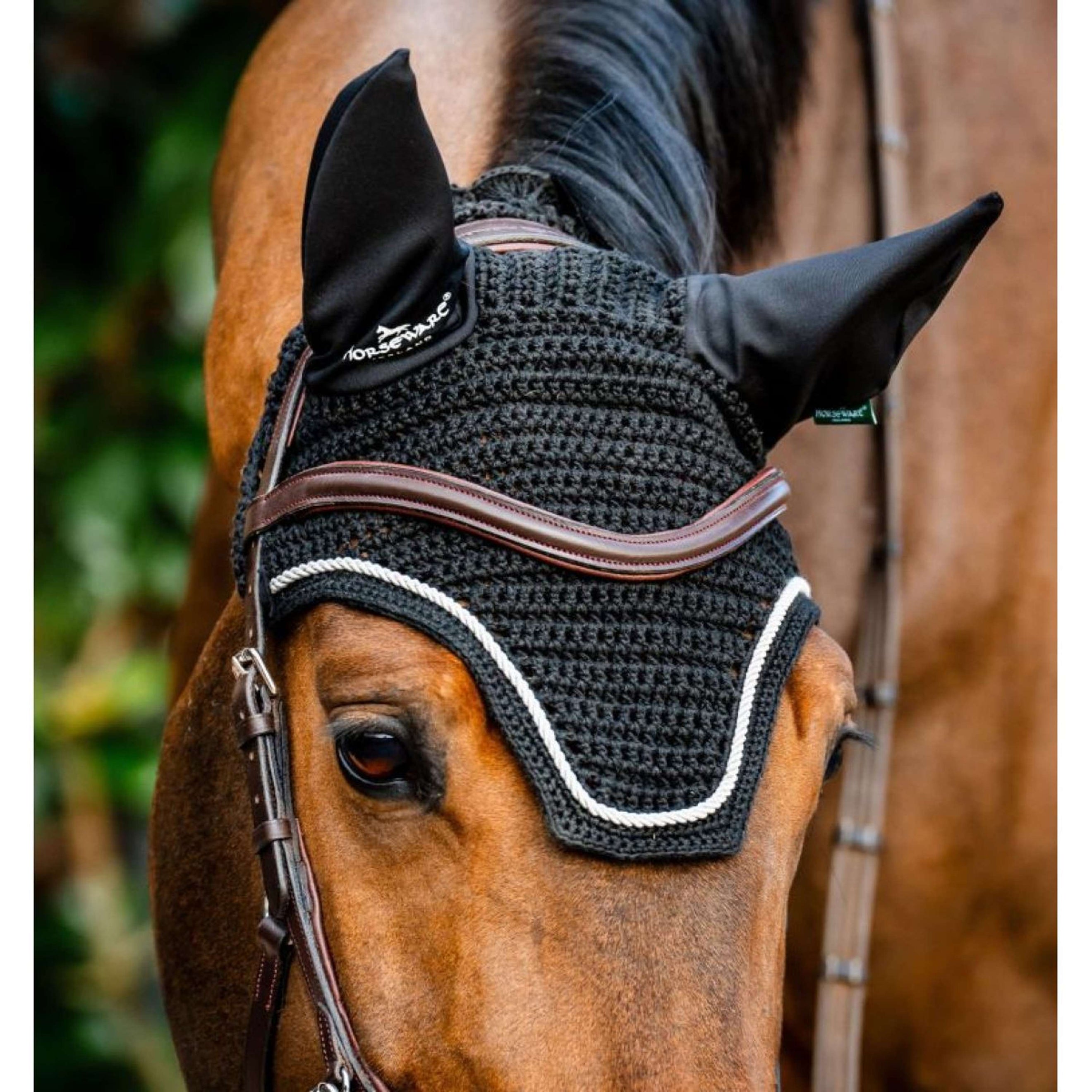 Horseware Bonnet Anti-Mouches Signature Noir