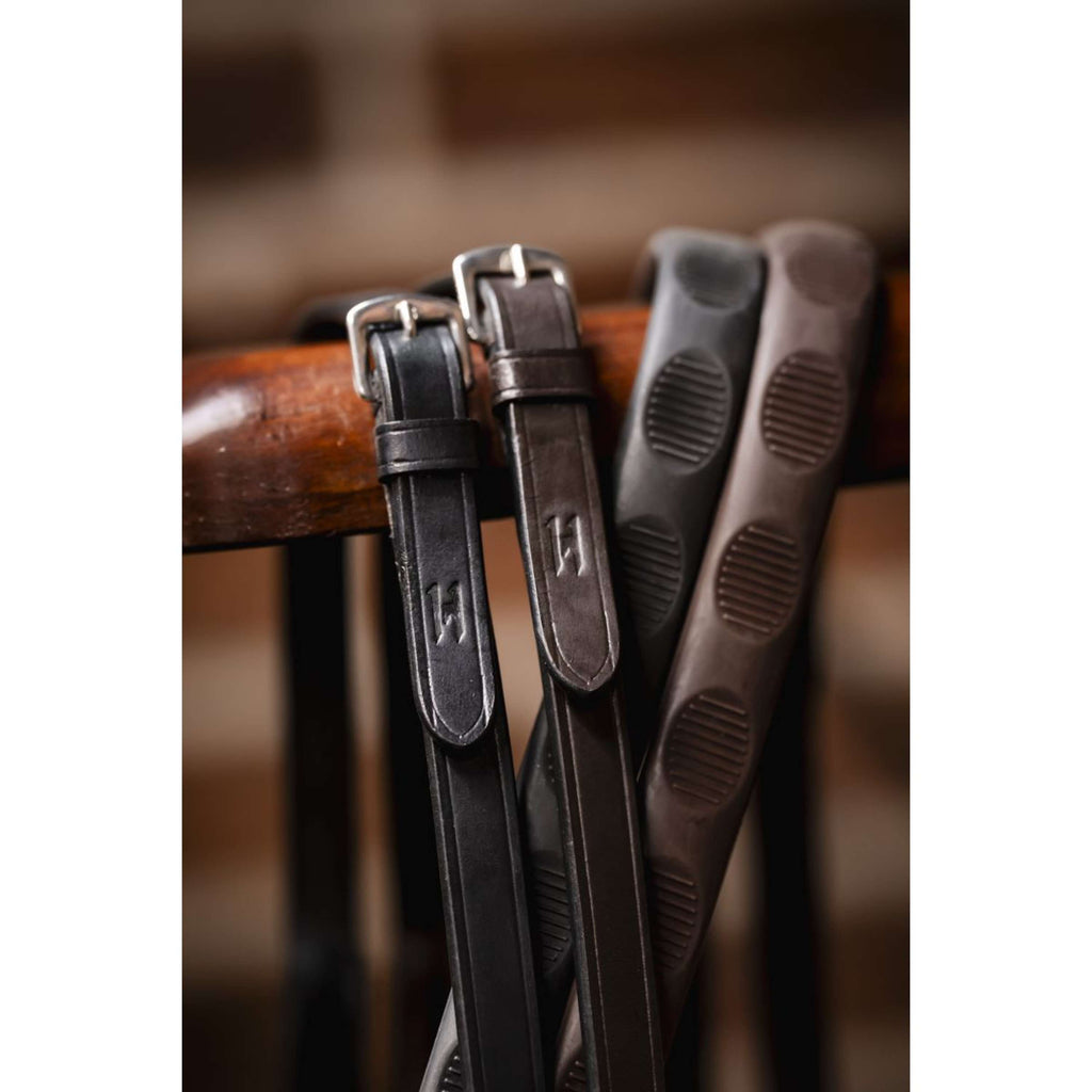 Horseware Rênes Thumb Grip Rubber Marron