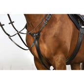 Rambo Micklem Collier de Chasse avec Martingale Noir