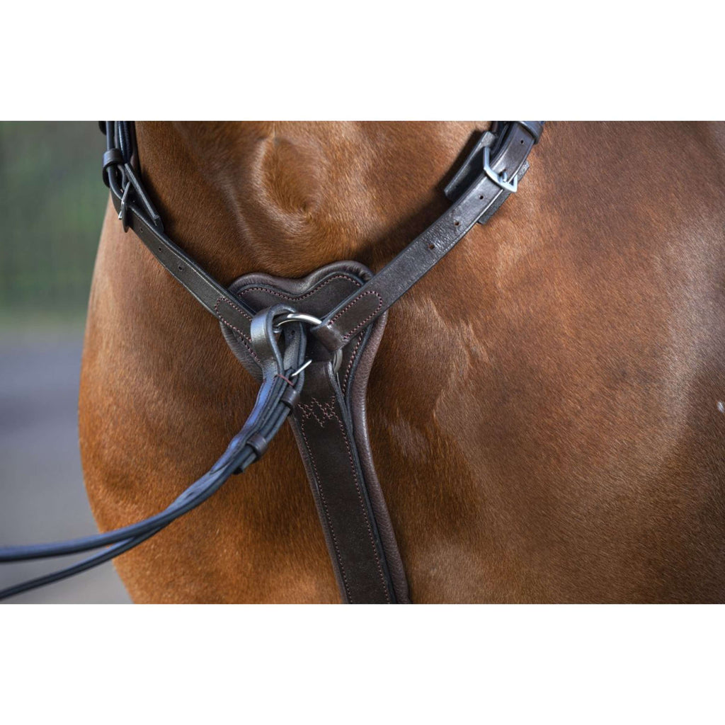 Horseware Micklem Collier de Chasse avec Martingale Marron