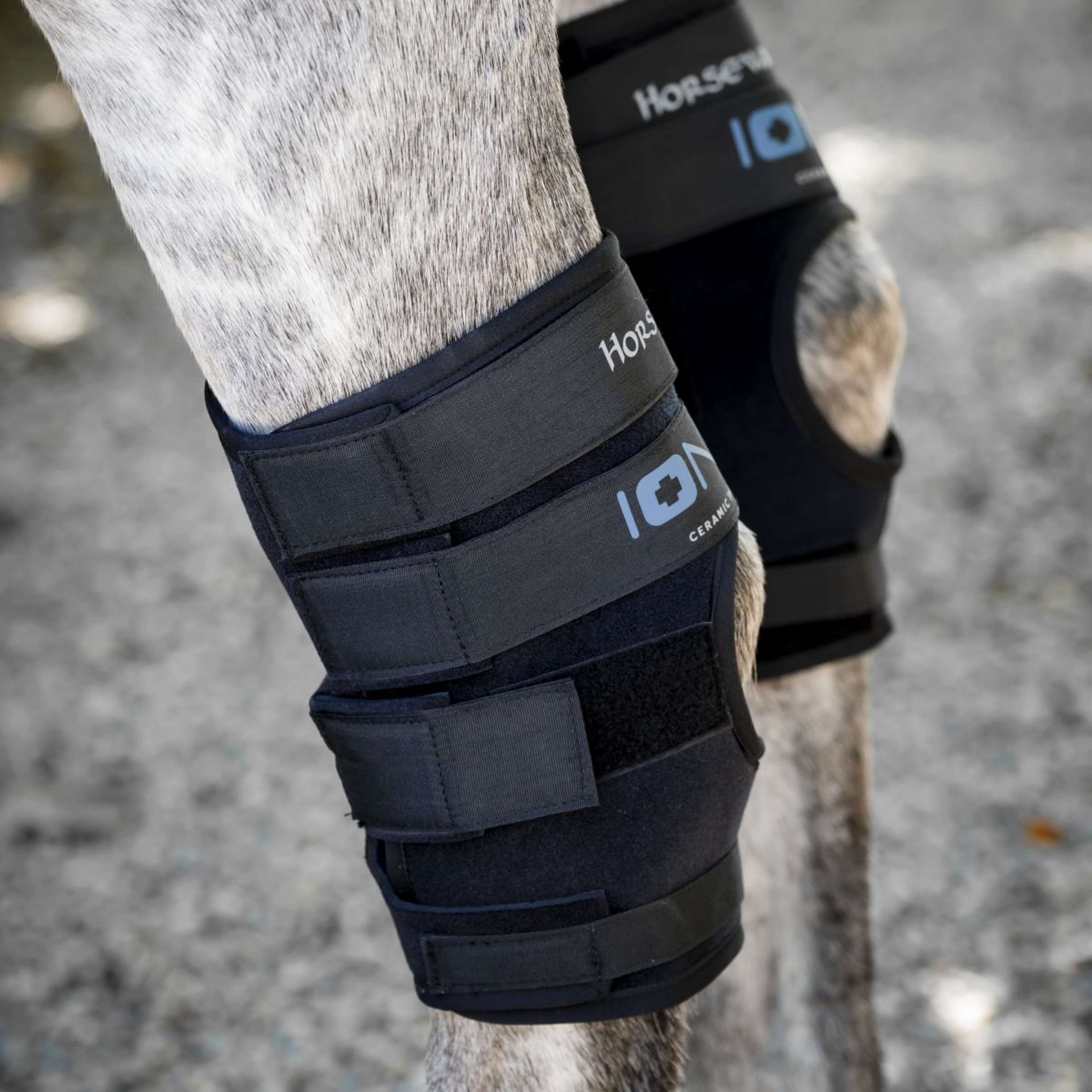 Horseware Hock Boots Ionic Set of 2 Noir Horseware Hock Boots Ionic Set of 2 Noir