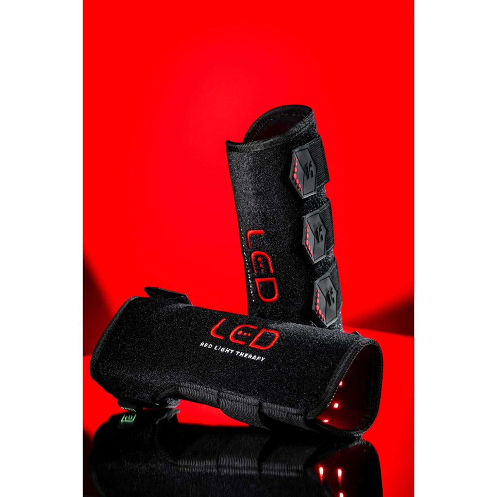 Horseware Leg Wraps LED Red Light Therapy Pair Noir/Noir