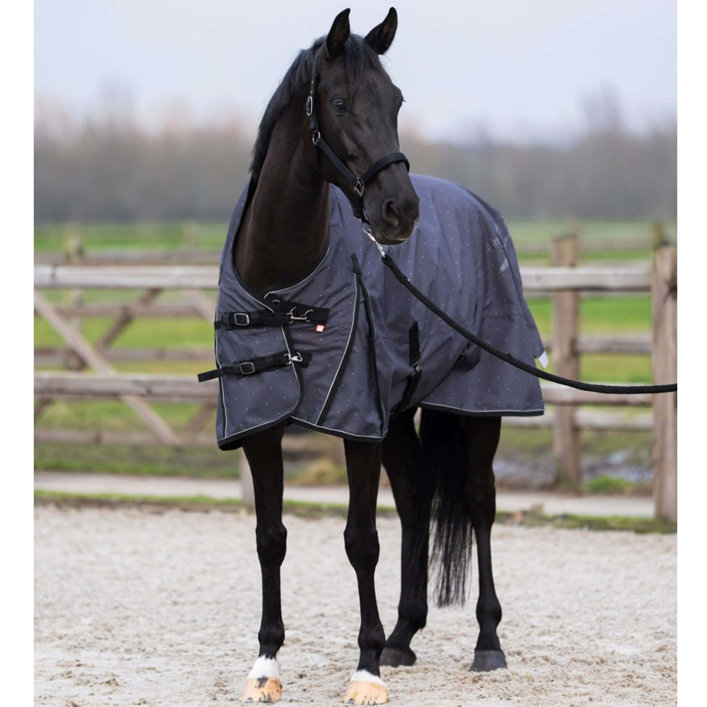 Imperial Riding Couverture d'Extérieur IRHSuper-dry AOP 200g Gris