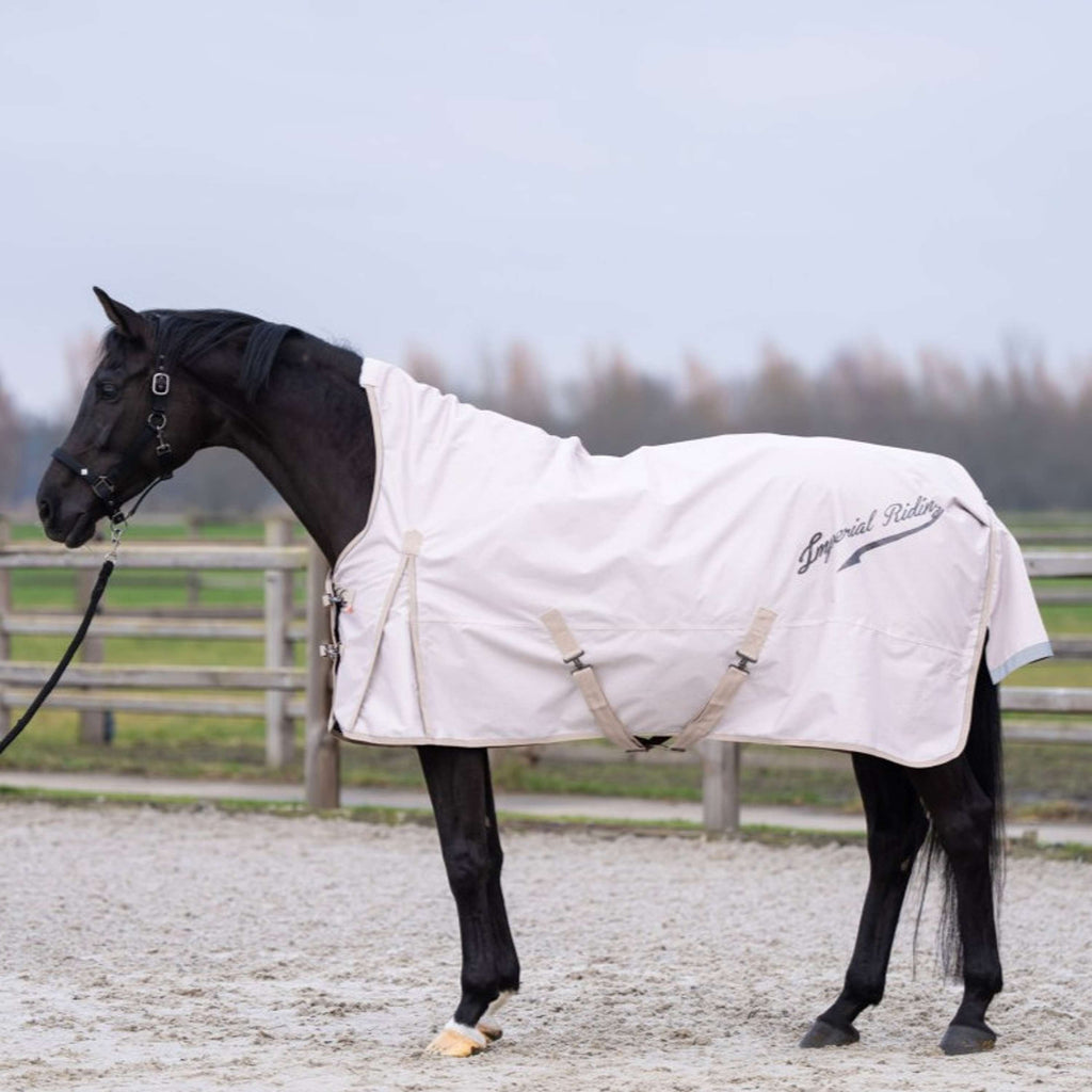 Imperial Riding Couverture d'Extérieur IRHSuper-dry AOP 200g Taupe