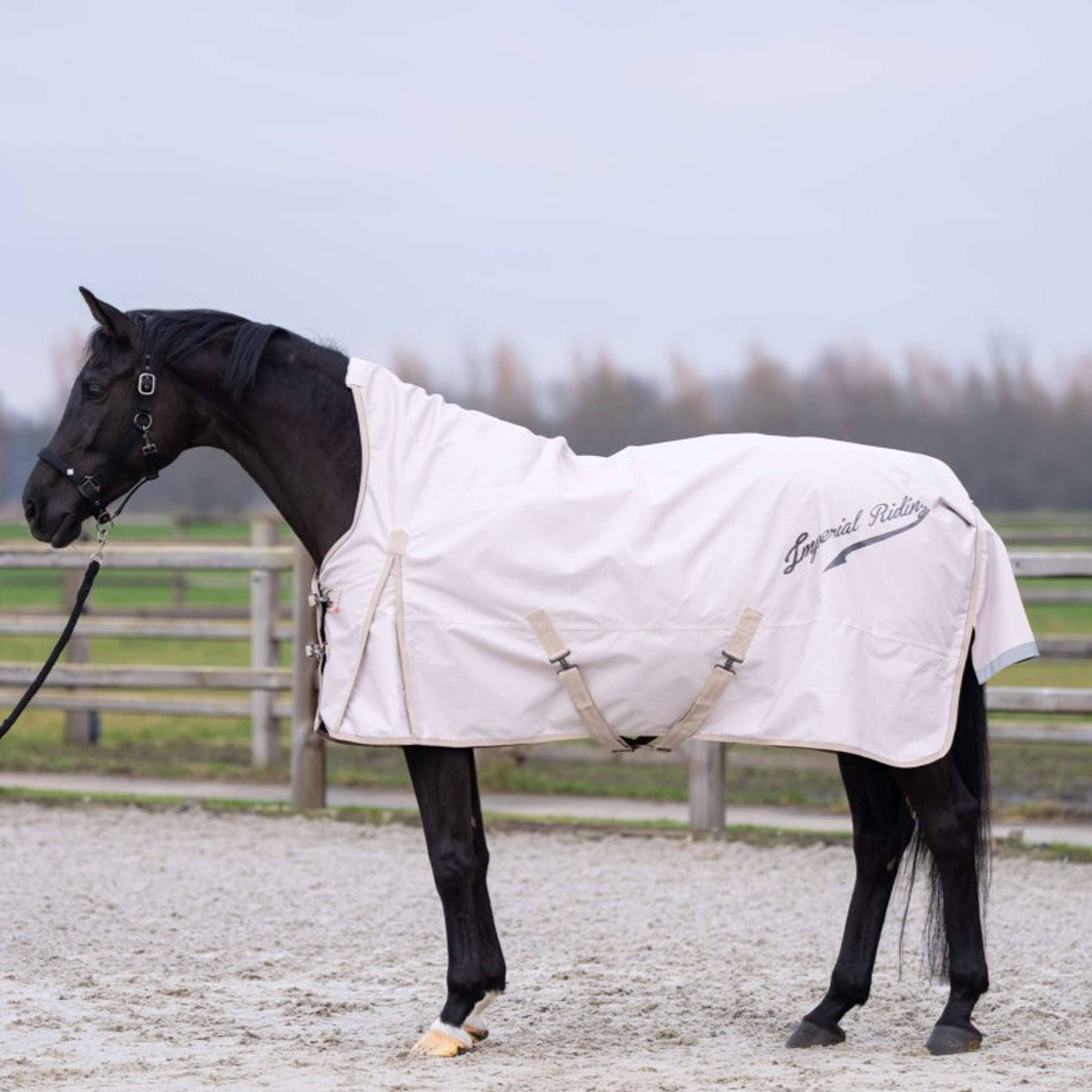 Imperial Riding Couverture d'Extérieur IRHSuper-dry AOP 300g Taupe