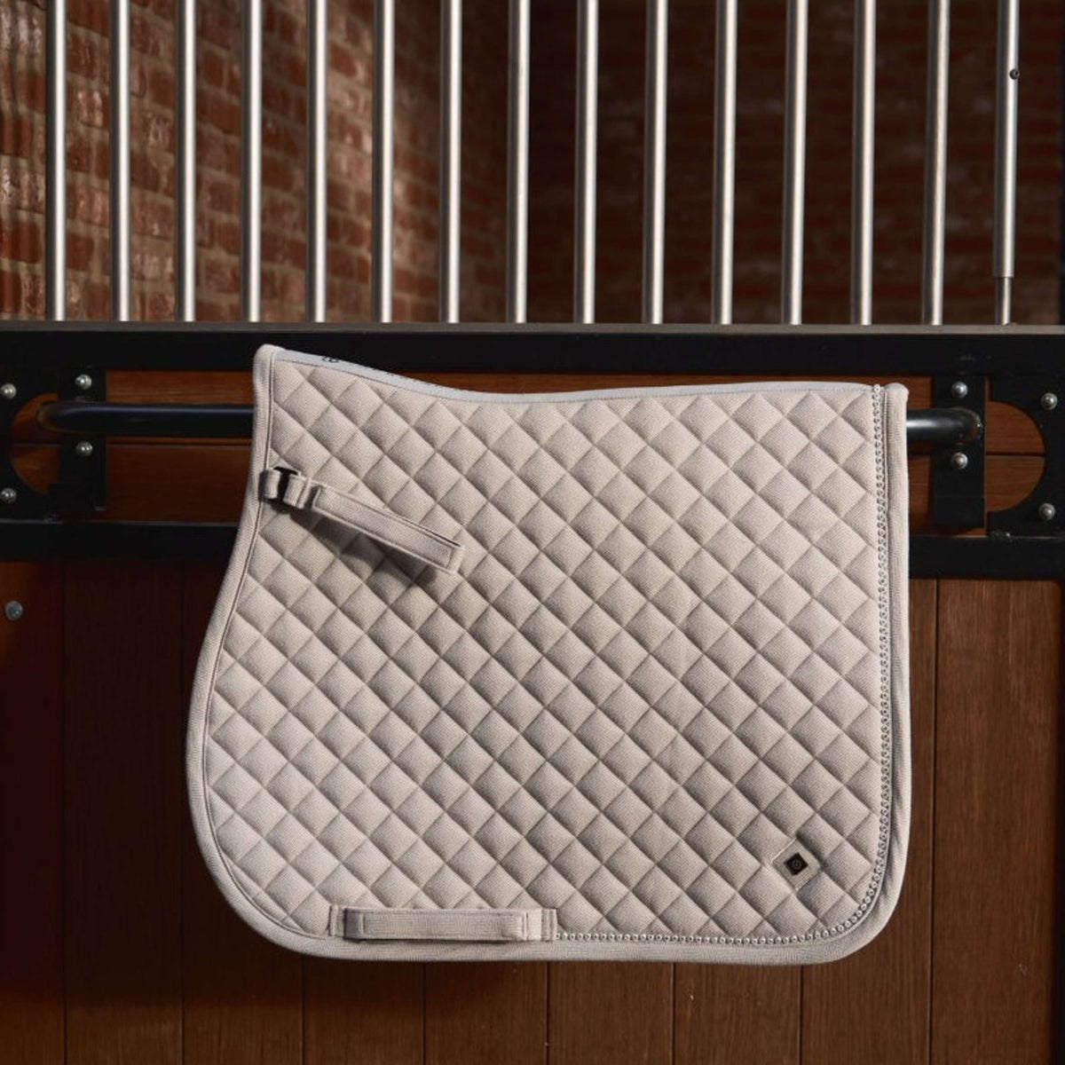 Imperial Riding Tapis de Selle IRHPenny herringbone Polyvalent Taupe