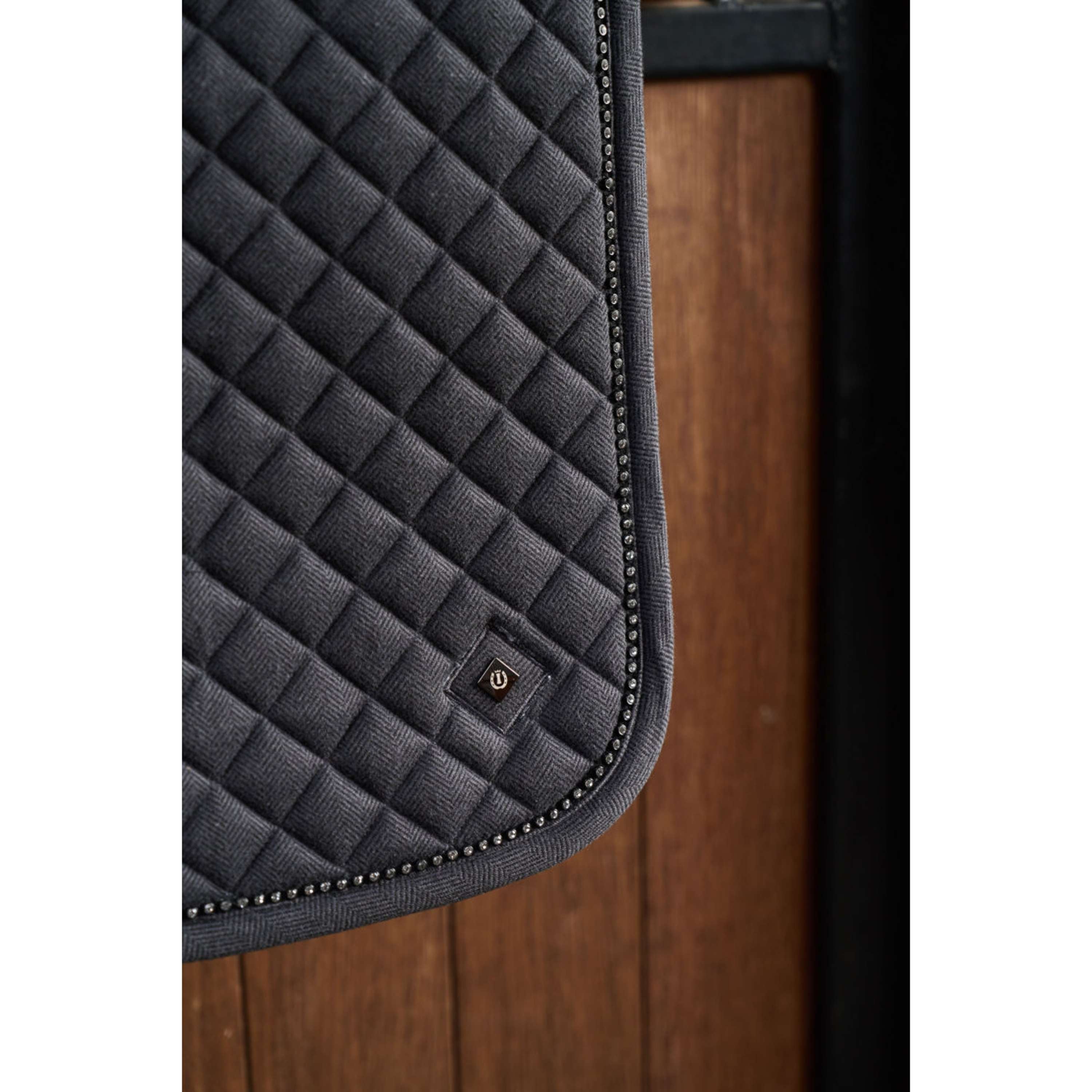 Imperial Riding Tapis de Selle IRHPenny herringbone Polyvalent Gris