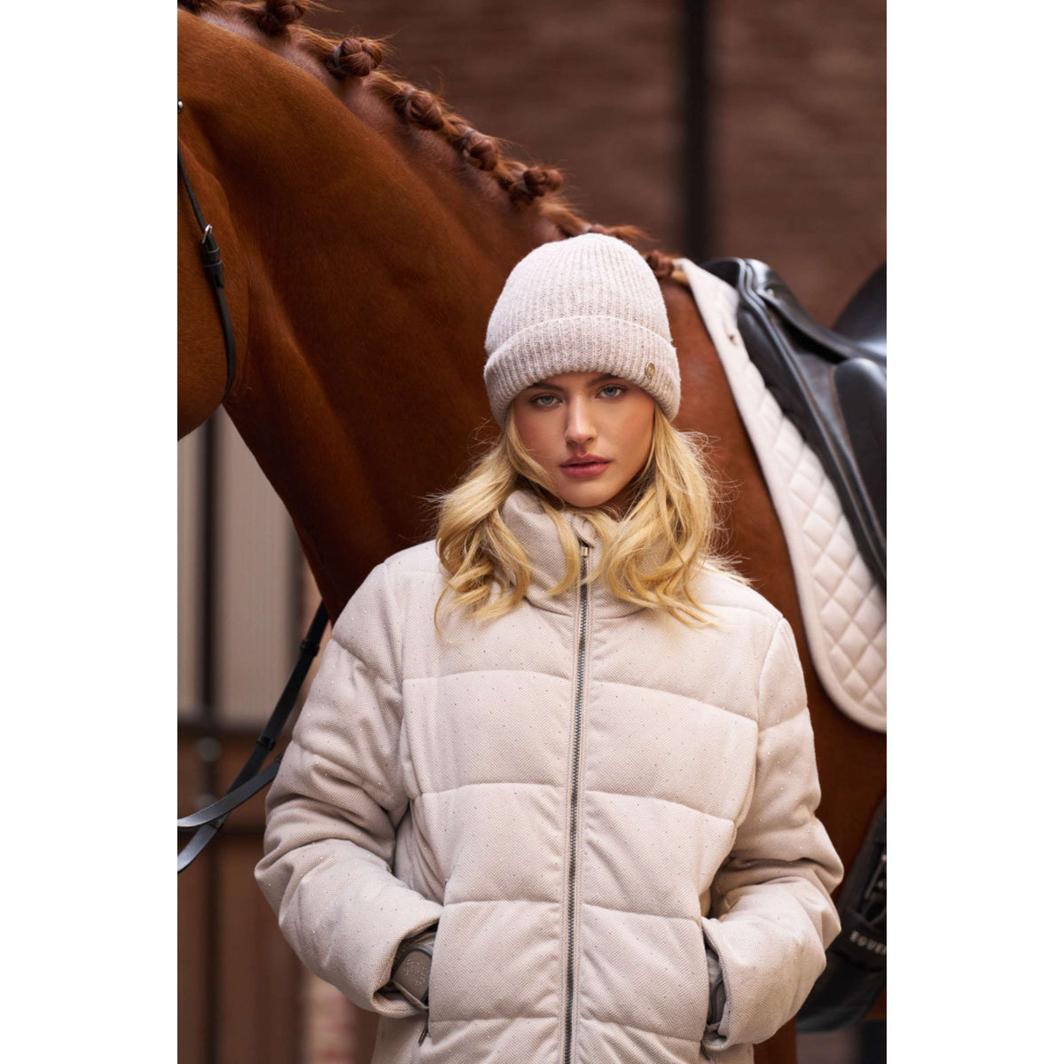 Imperial Riding Bonnet IRHChilly Taupe