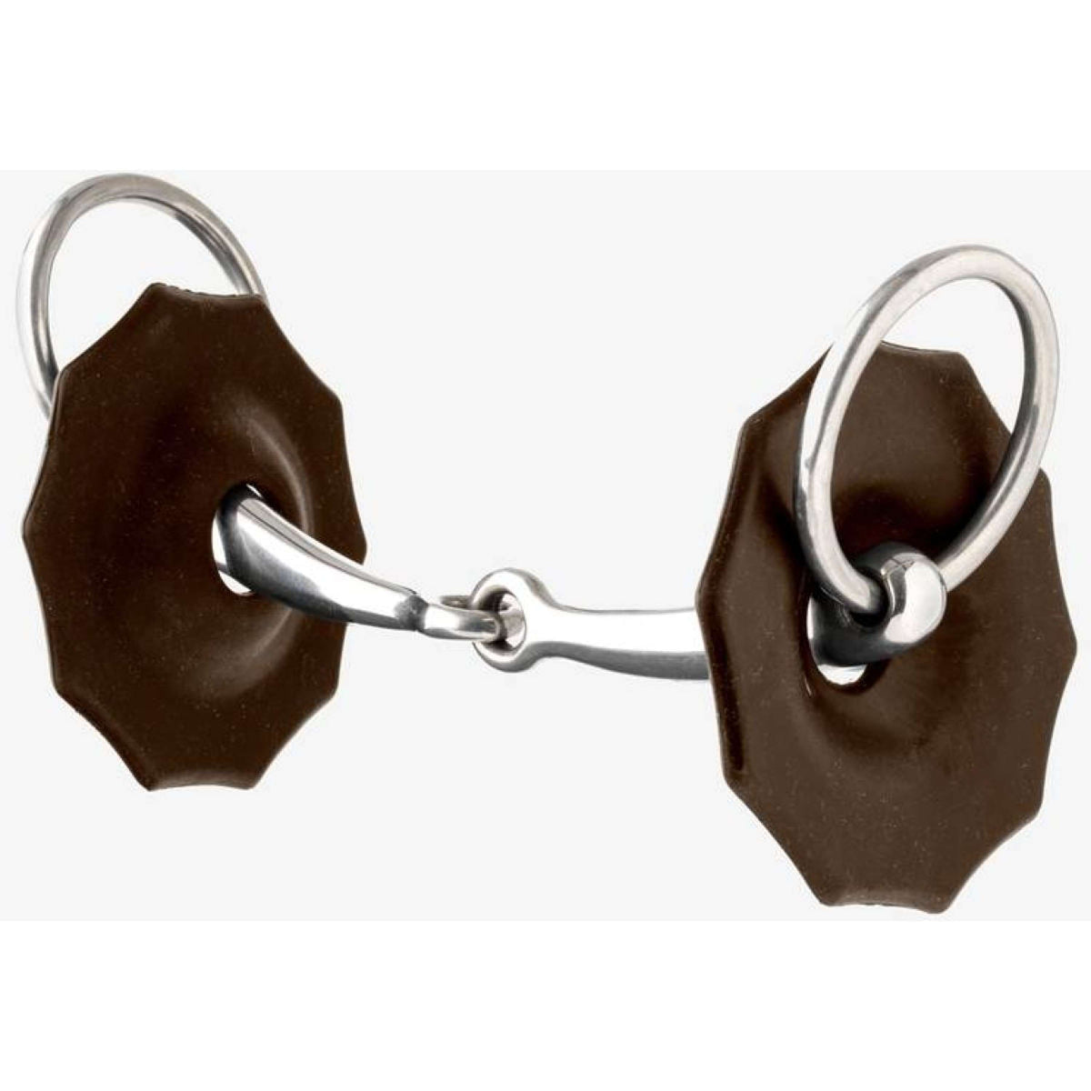 LeMieux Rondelles de Mors Rubber Marron