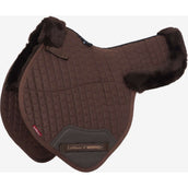 LeMieux Tapis de Selle Merino+ Demi-soulevé Marron