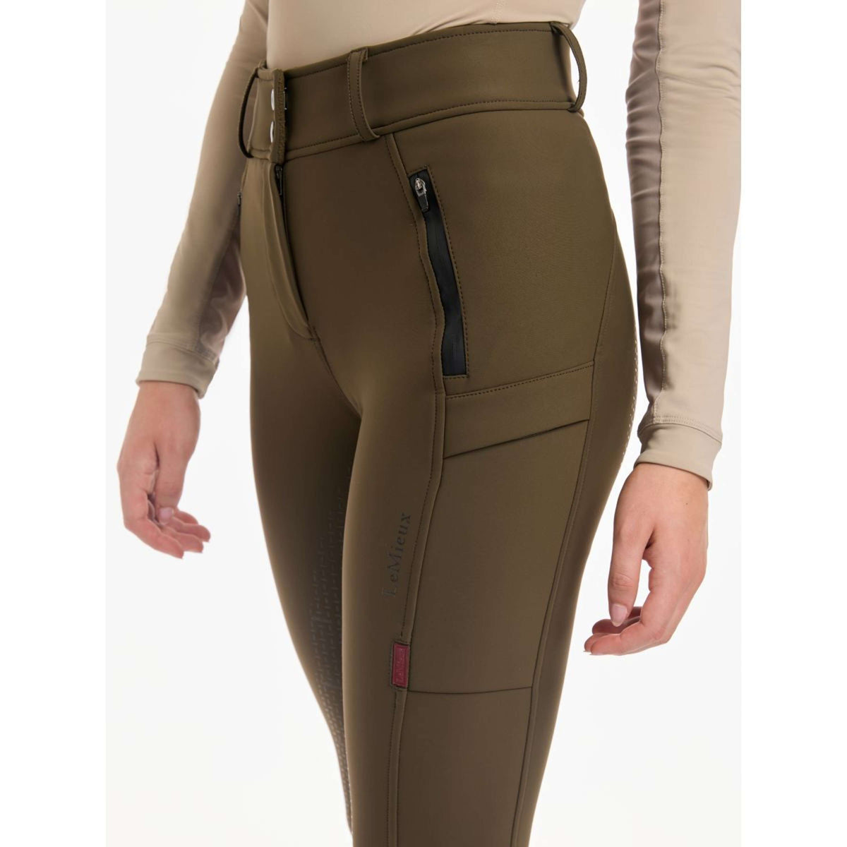 LeMieux Pantalon d'Équitation Drytex Full Grip Alpine