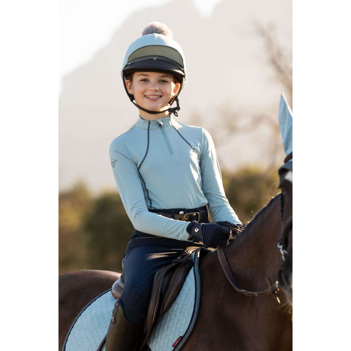 LeMieux Base Layer Young Rider Glacier