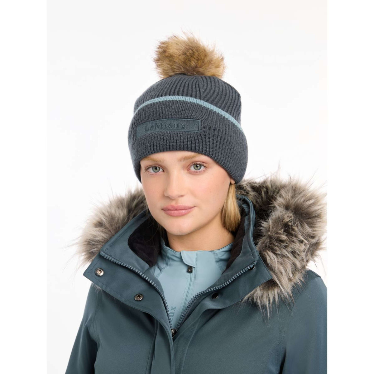 LeMieux Bonnet Clara Cable Petrol