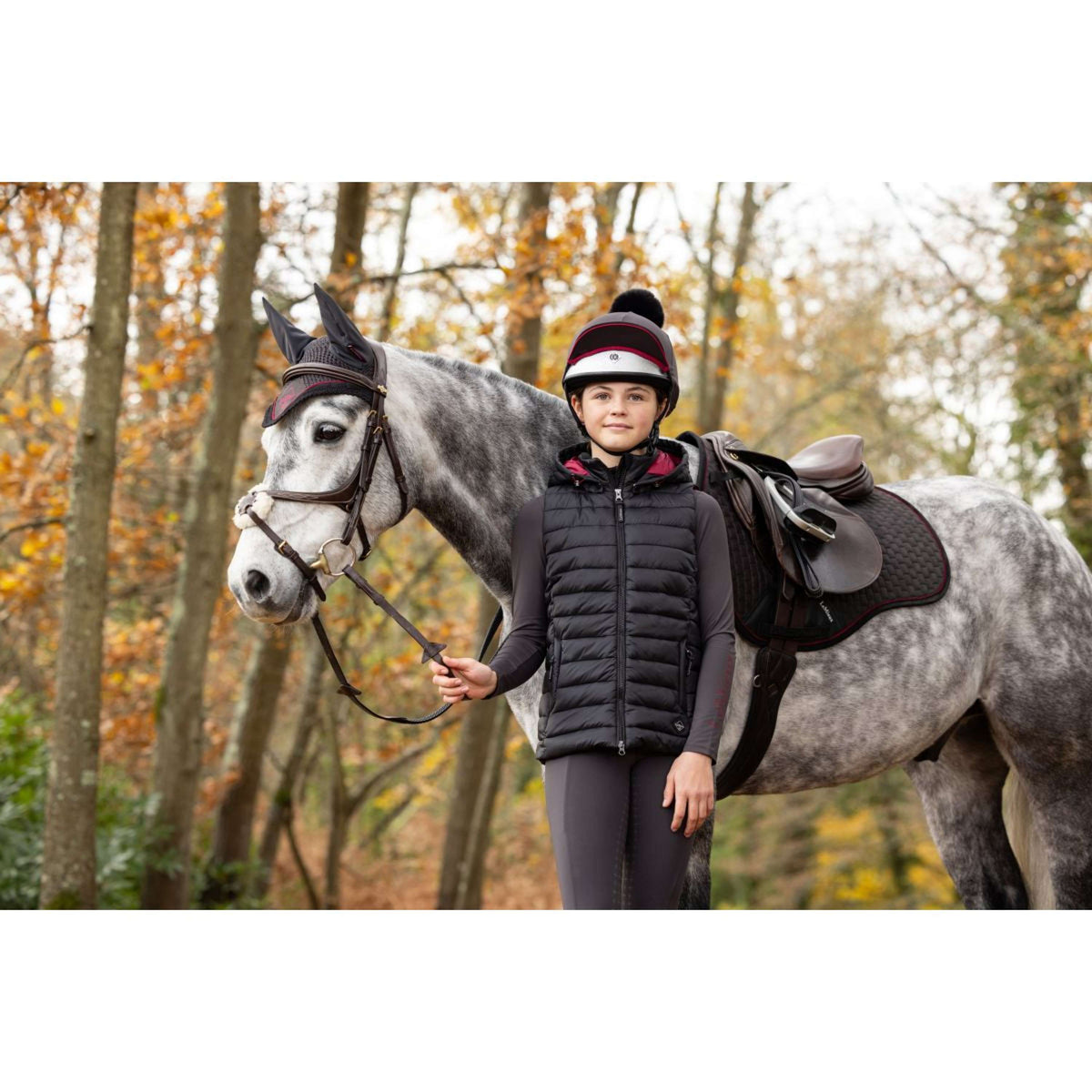 LeMieux Gilet Sans Manches Young Rider Milly Noir