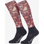 LeMieux Chaussettes Footsie Dogs Ember