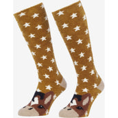 LeMieux Chaussettes Fluffy Jaune