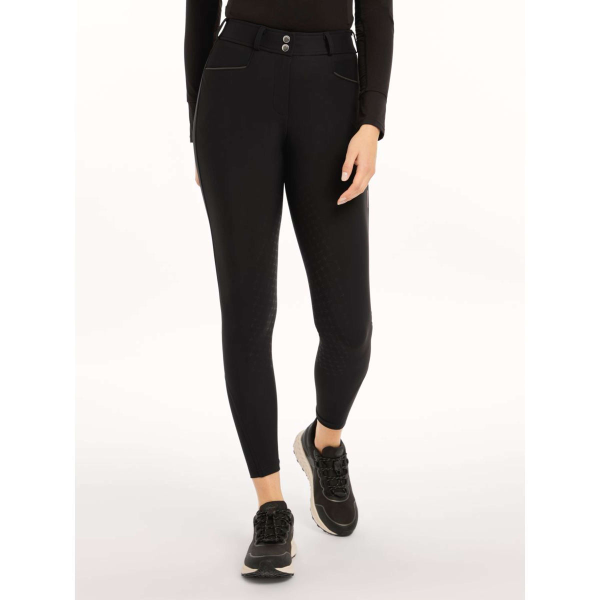 LeMieux Pantalon d'Équitation Isabelle Full Grip Noir