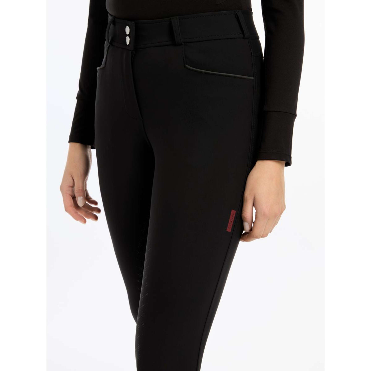 LeMieux Pantalon d'Équitation Isabelle Full Grip Noir