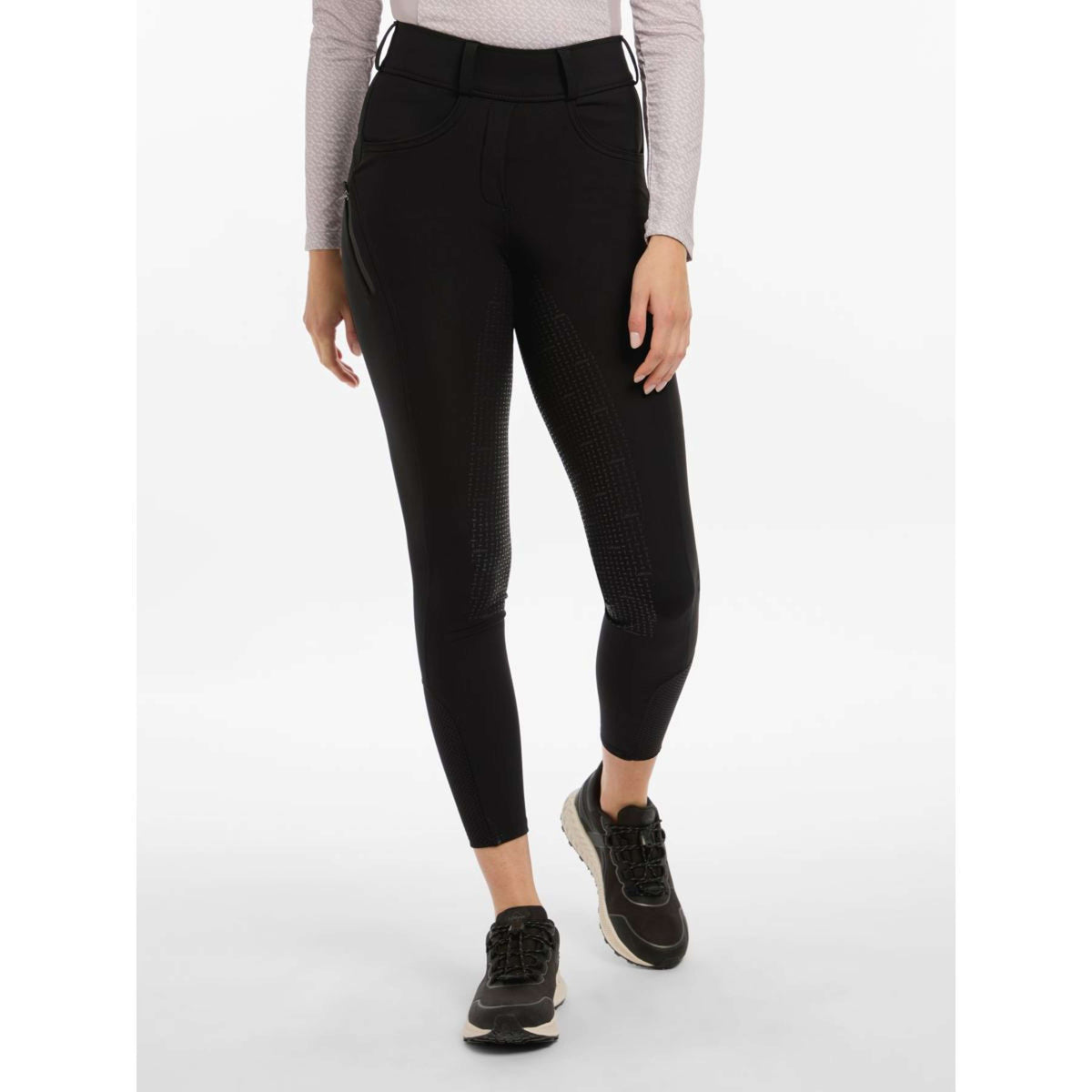 LeMieux L'hiver Legging d'Équitation Amy Noir