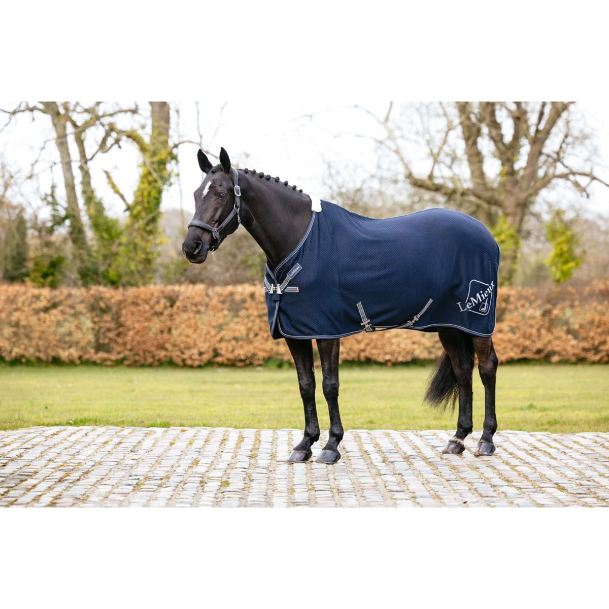 LeMieux Chemise Rafraîchissante Kudos Bamboo Marin