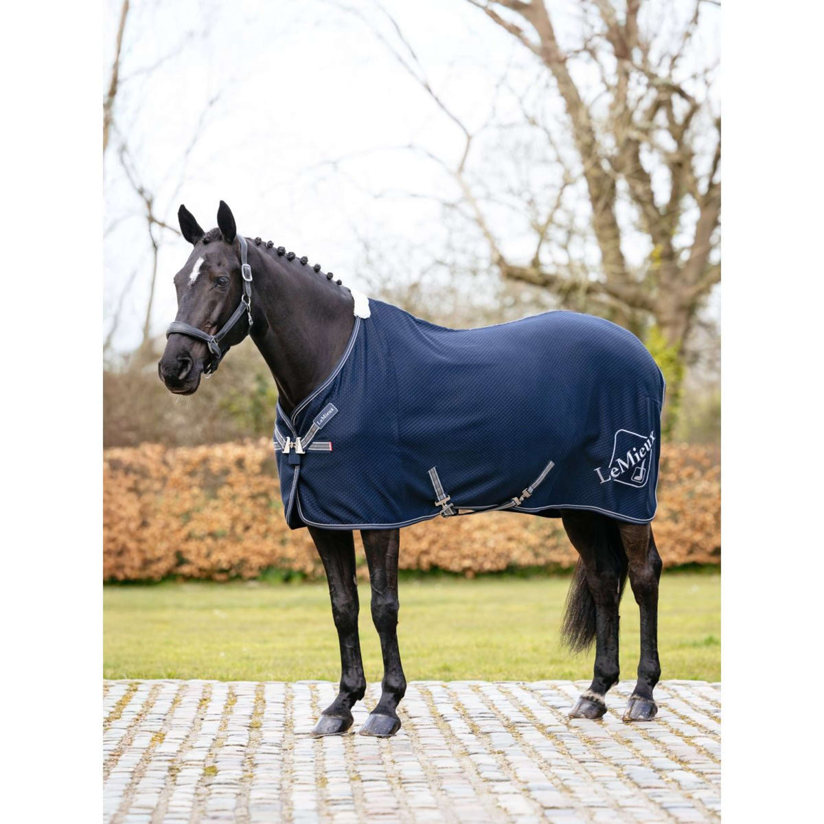 LeMieux Chemise Rafraîchissante Kudos Bamboo Marin