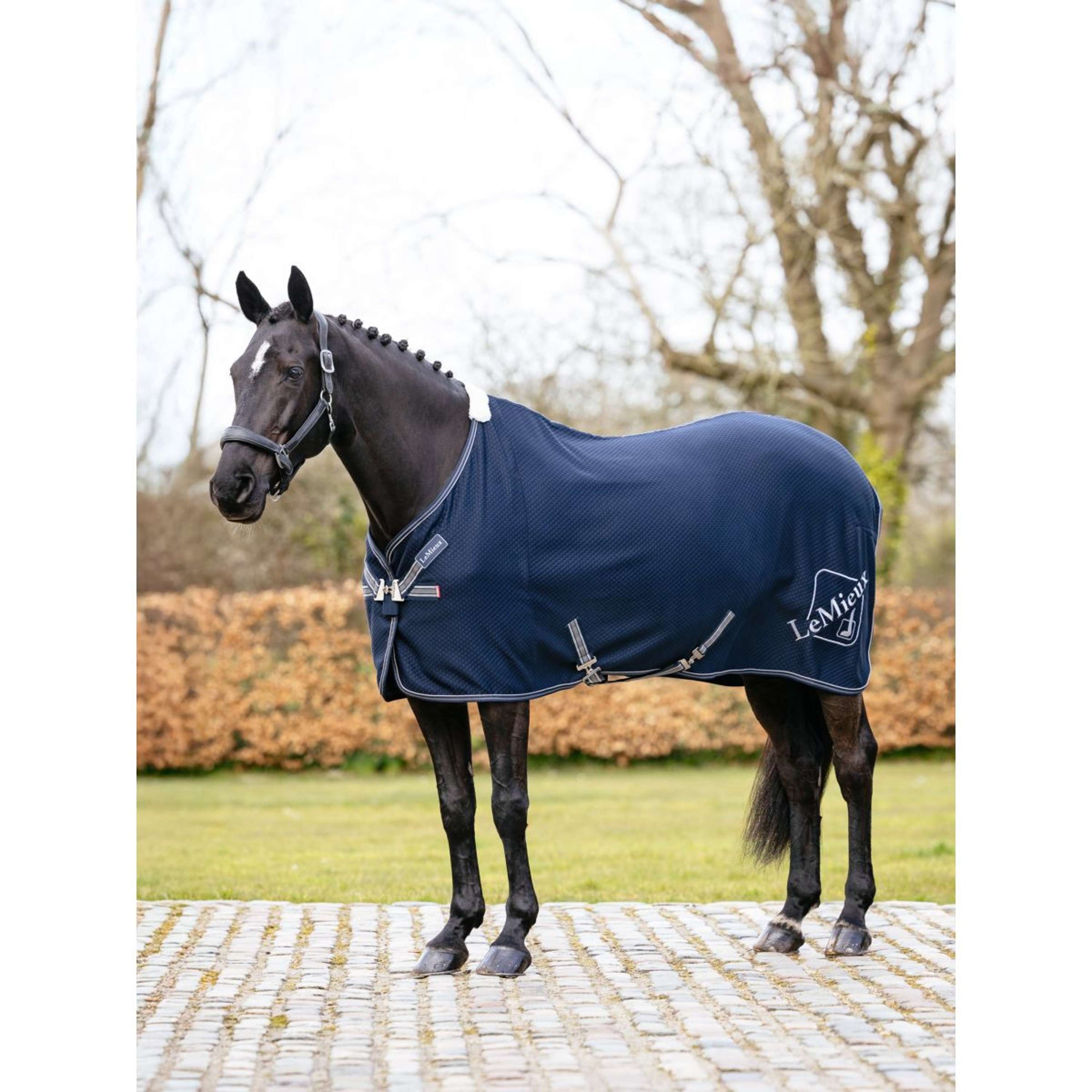 LeMieux Chemise Rafraîchissante Kudos Bamboo Marin