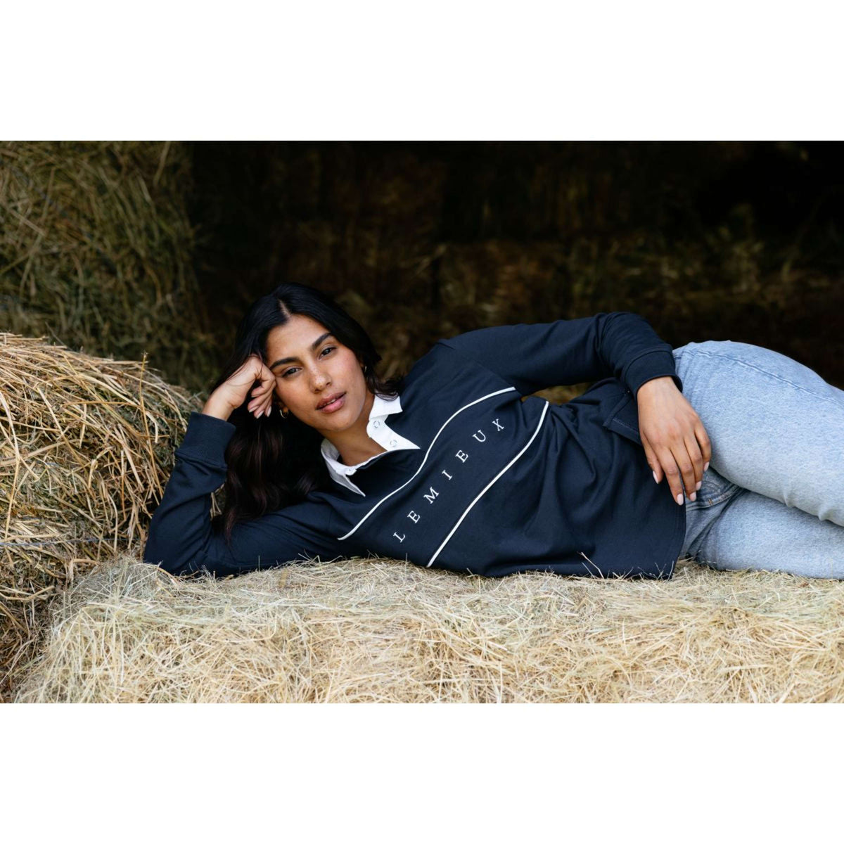 LeMieux Polo de Rugby Rochelle Marin