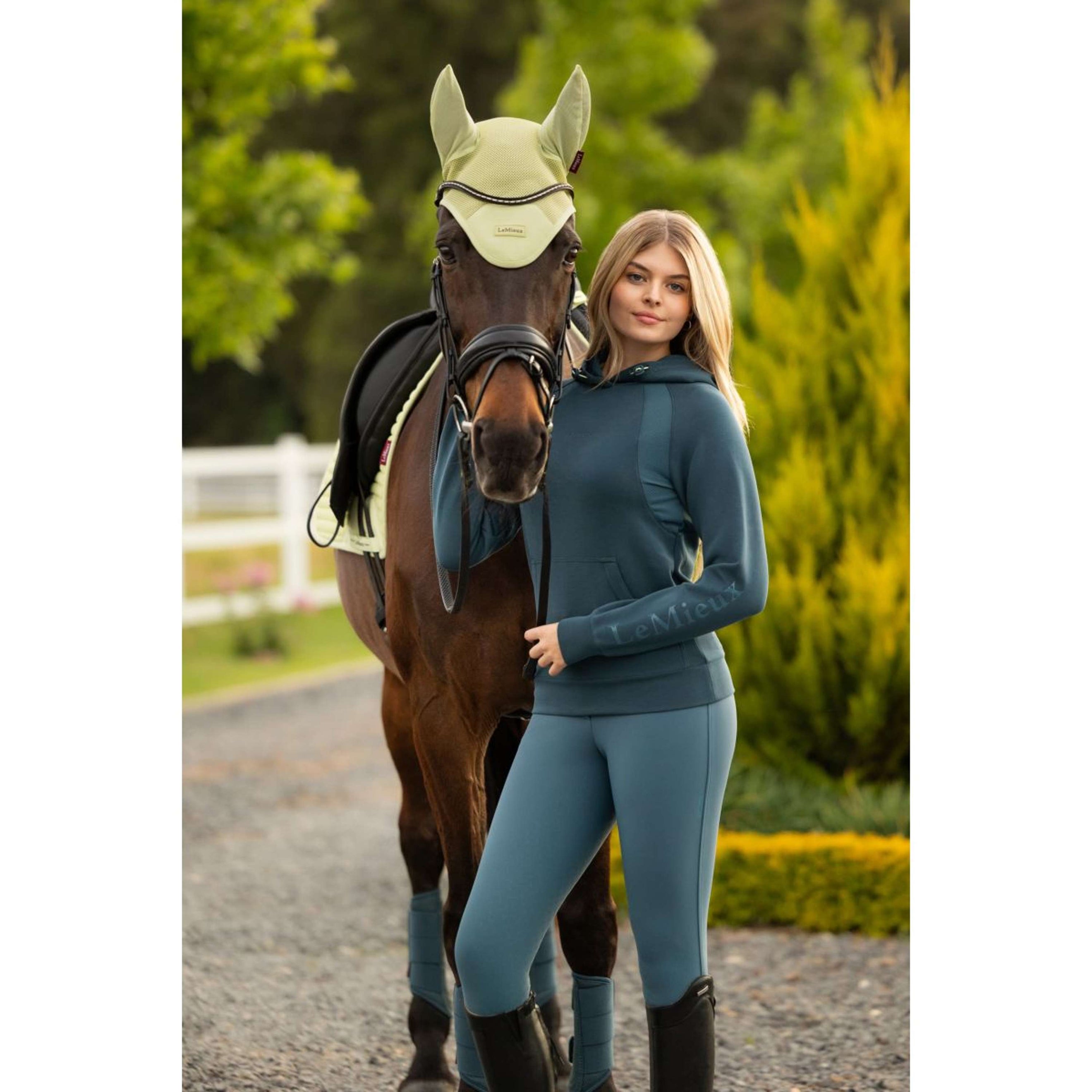 LeMieux Pull col Hoodie Nadine Airflow Jungle