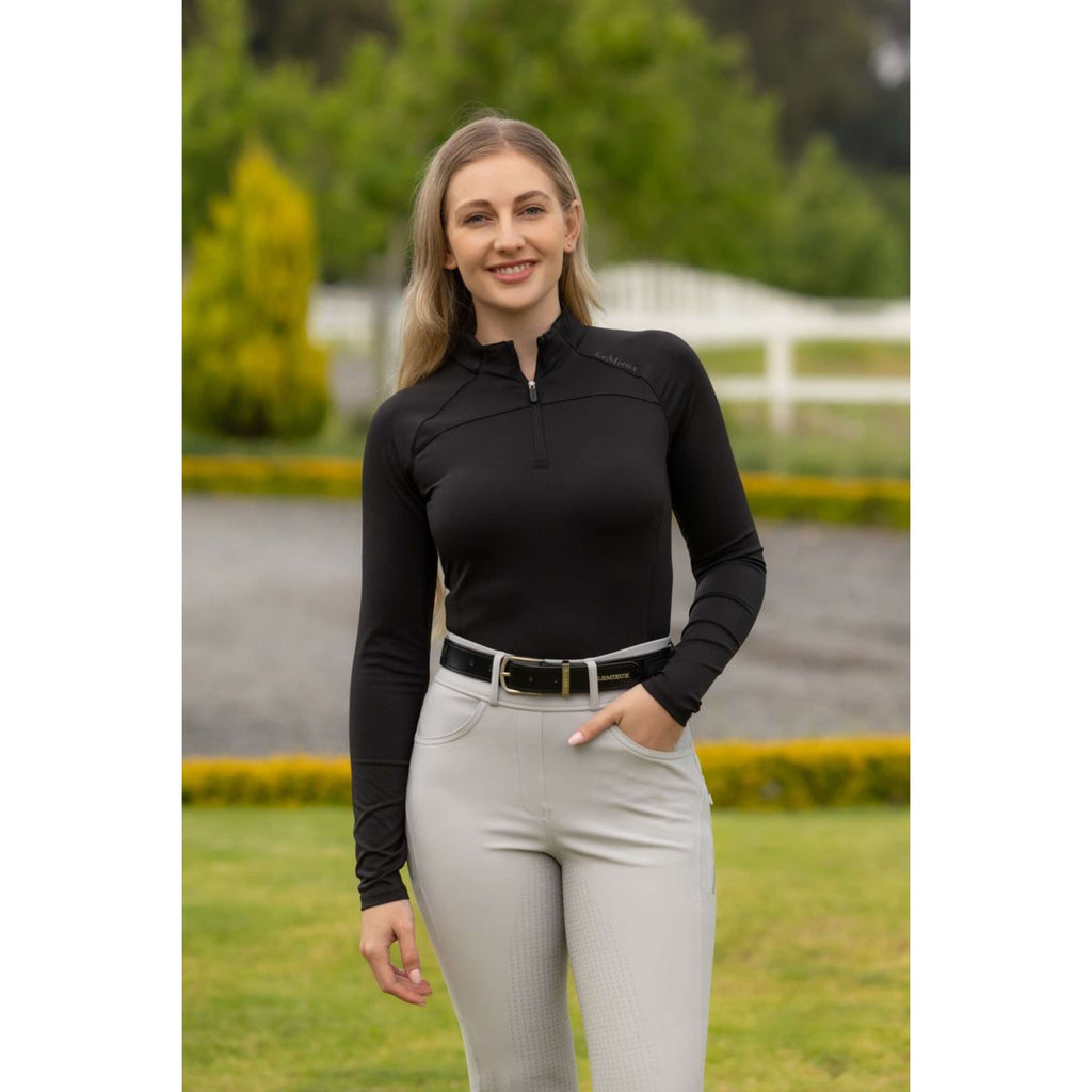 LeMieux Base Layer Airflow Longues Manches Noir