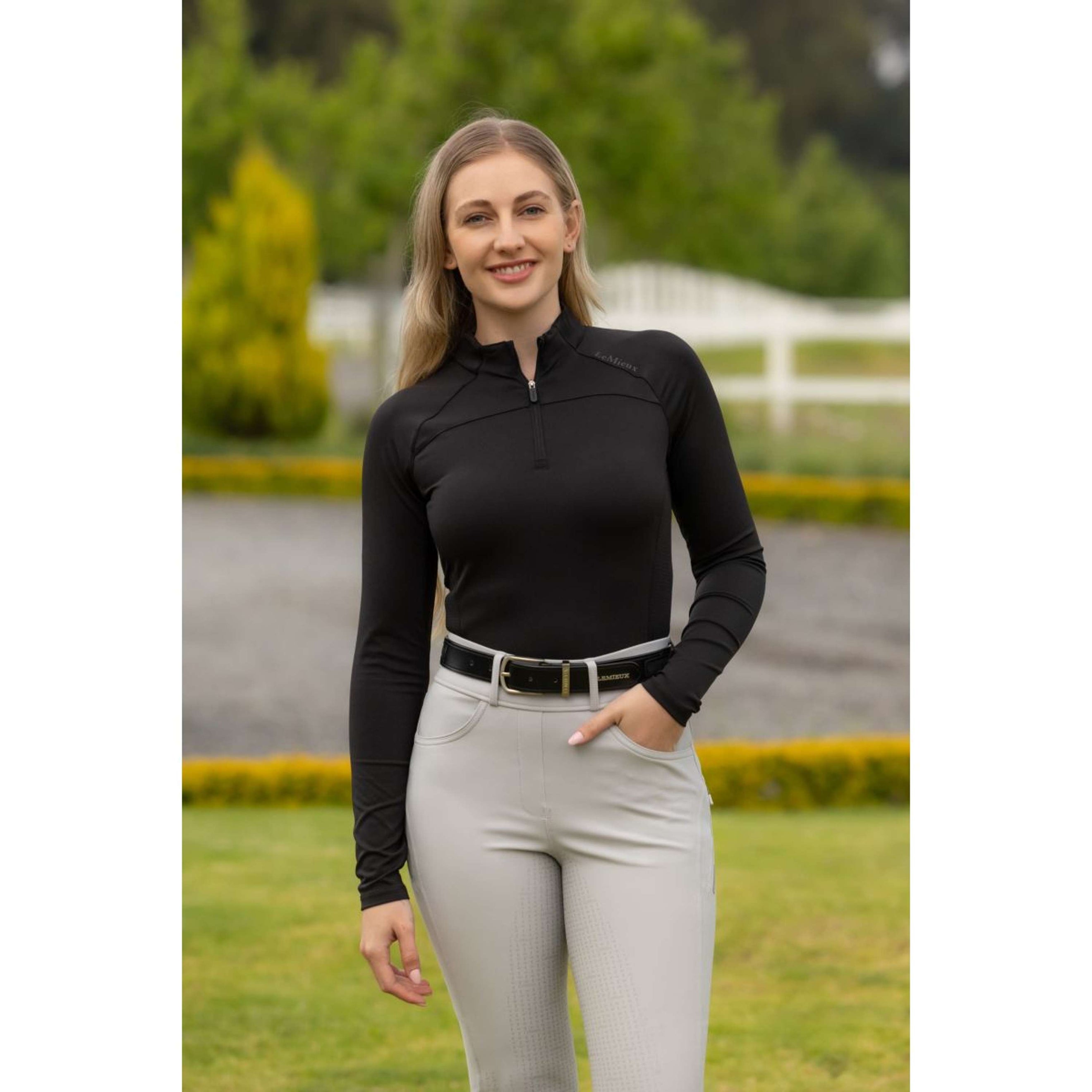 LeMieux Base Layer Airflow Longues Manches Noir