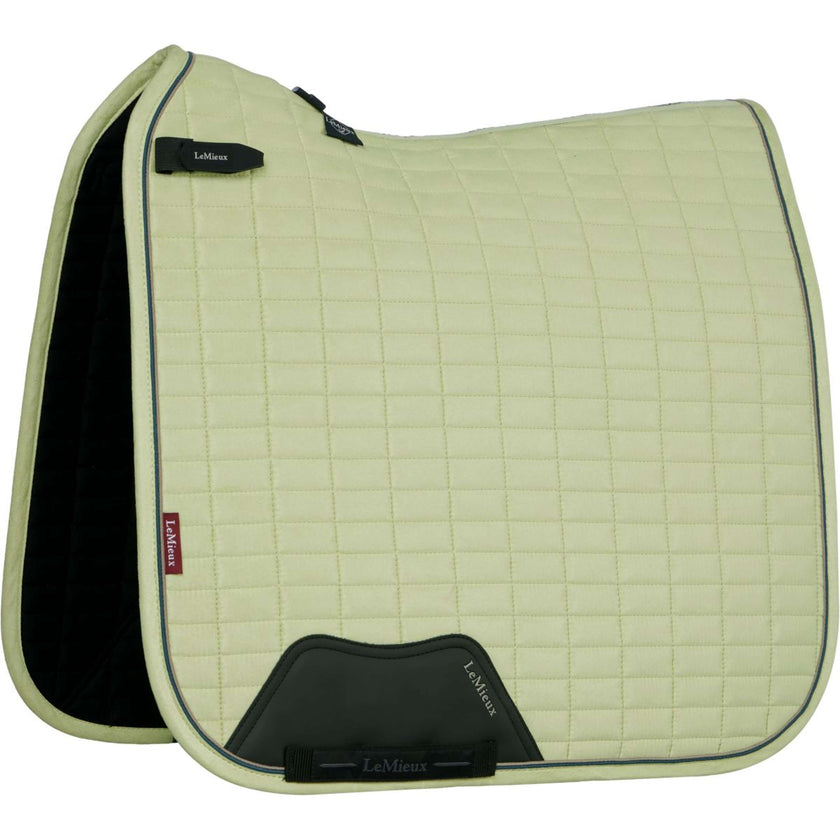 LeMieux Tapis de Selle Suede Square Dressage Macaron