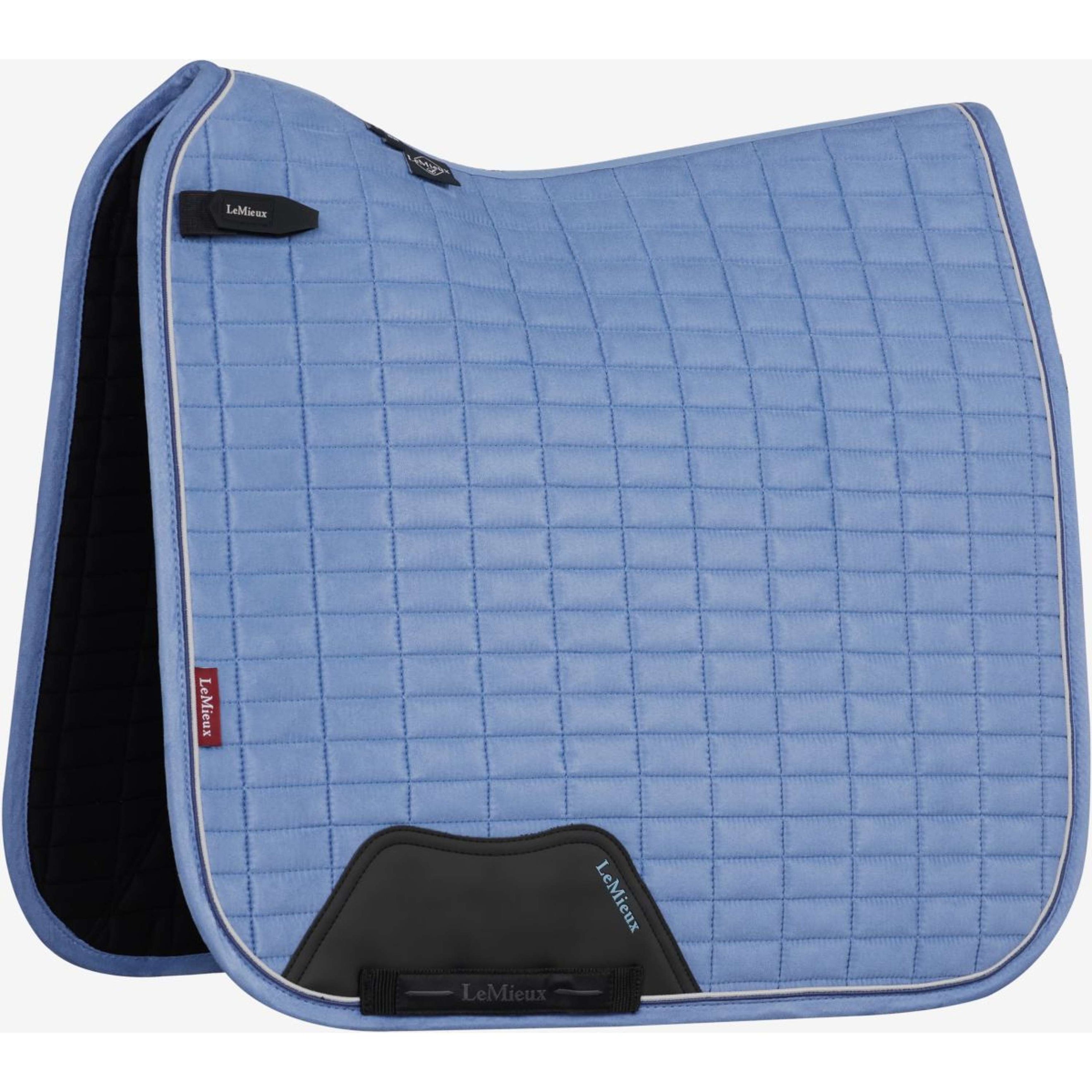 LeMieux Tapis de Selle Suede Square Dressage Powder Blue