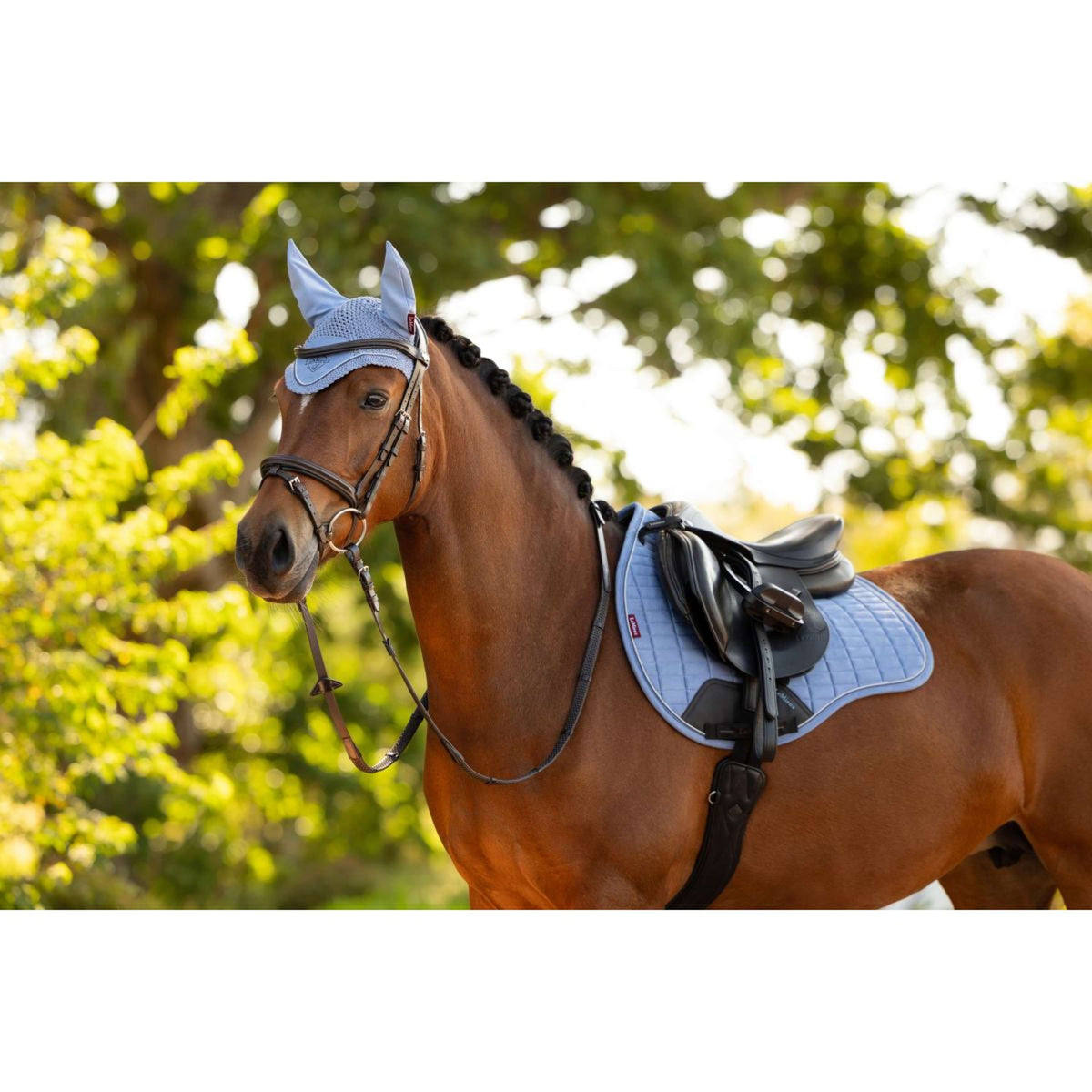 LeMieux Tapis de Selle Suede Square Polyvalent Powder Blue