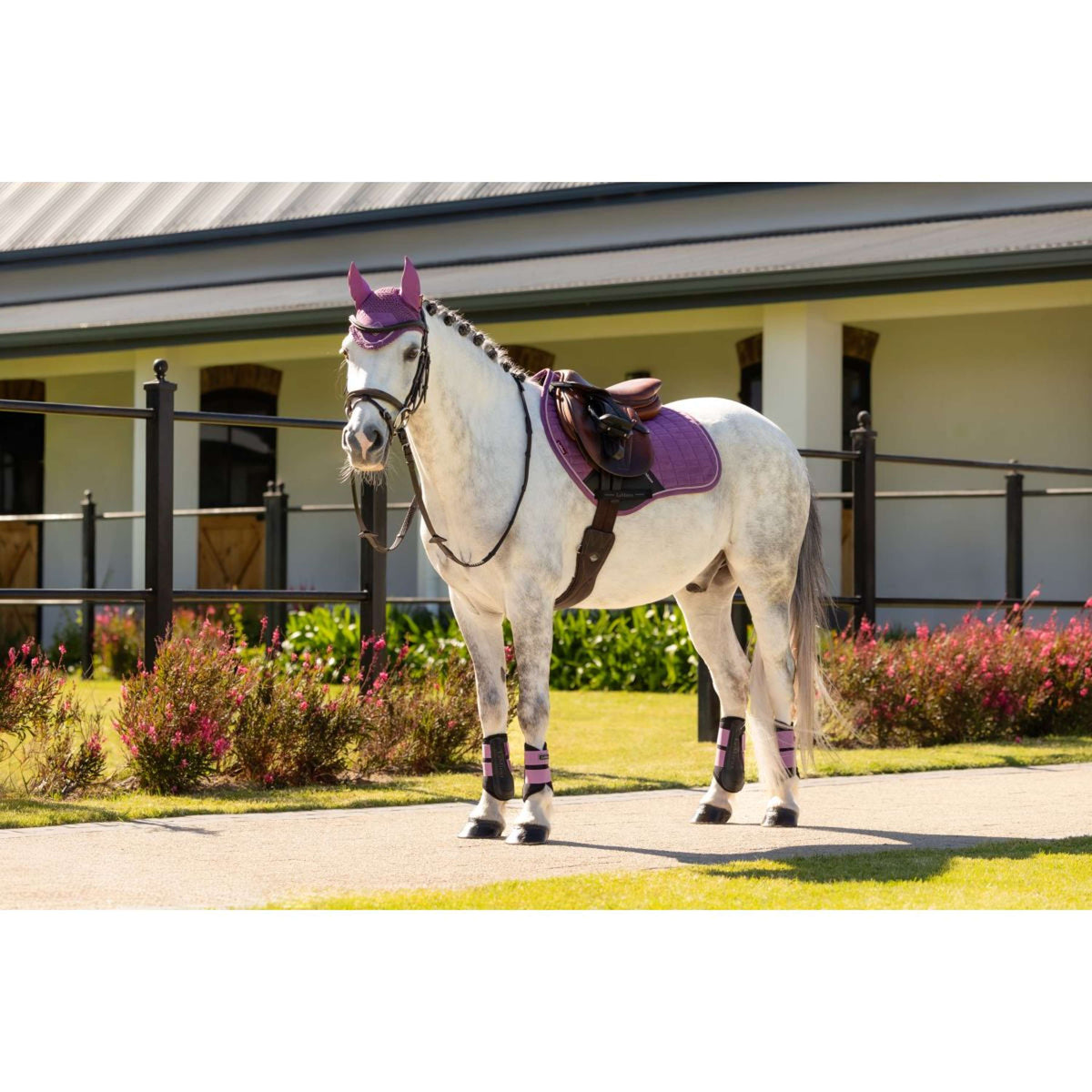 LeMieux Tapis de Selle Mini Suede Close Contact Square de Saut Mallow