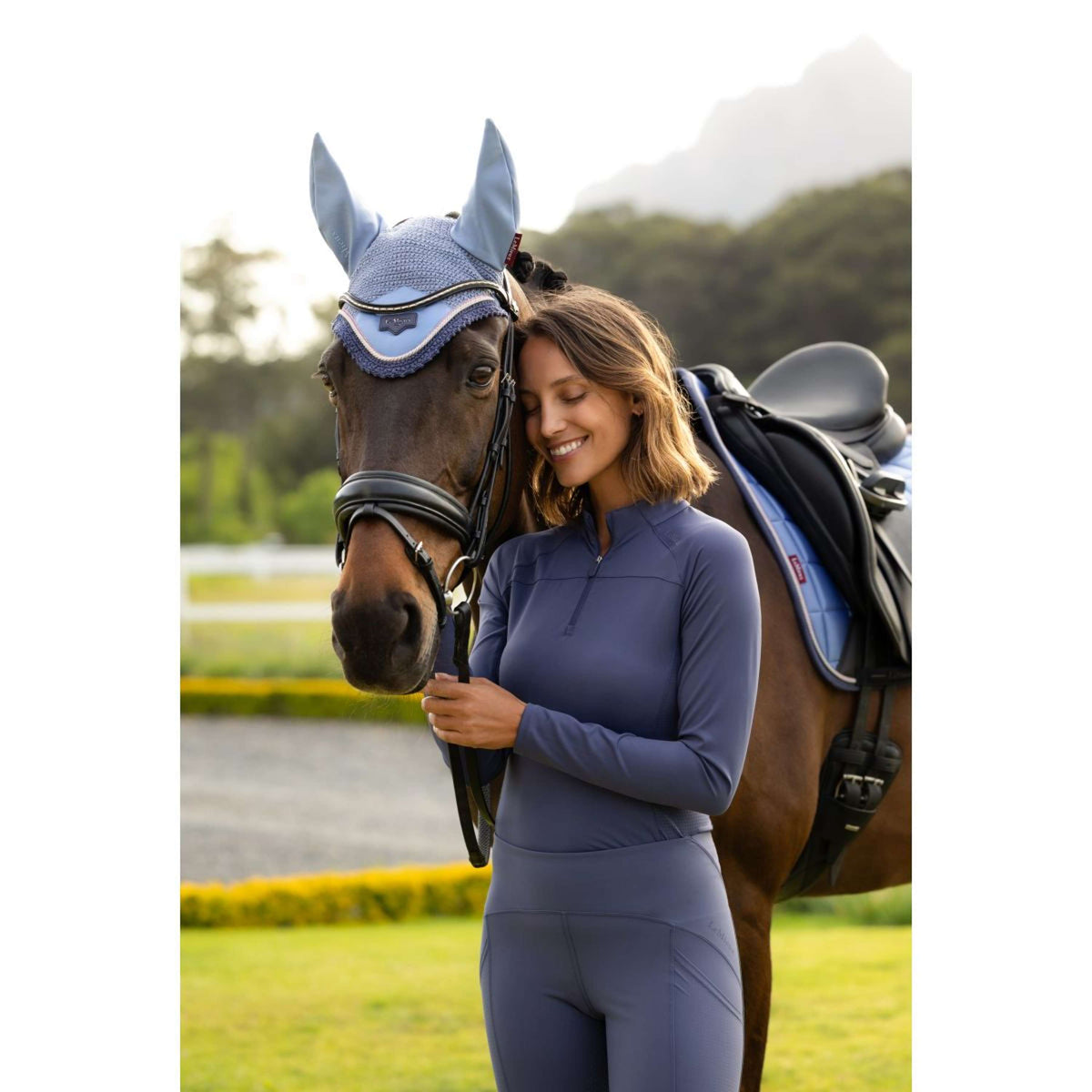 LeMieux Bonnet Anti-Mouches Loire Powder Blue