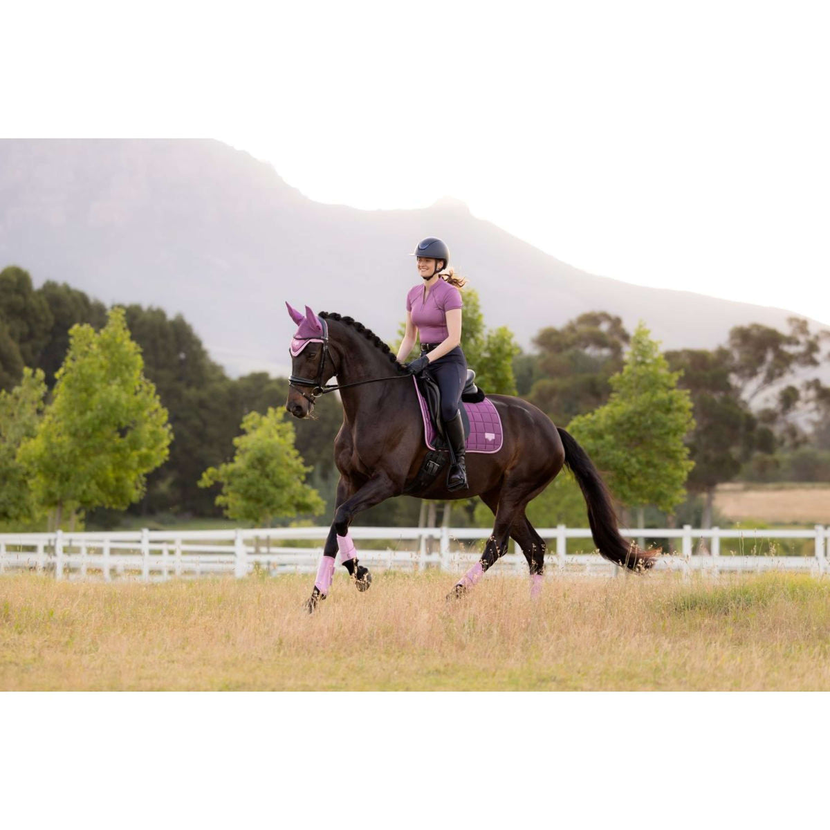 LeMieux Tapis de Selle Loire Classic Square Dressage Mallow