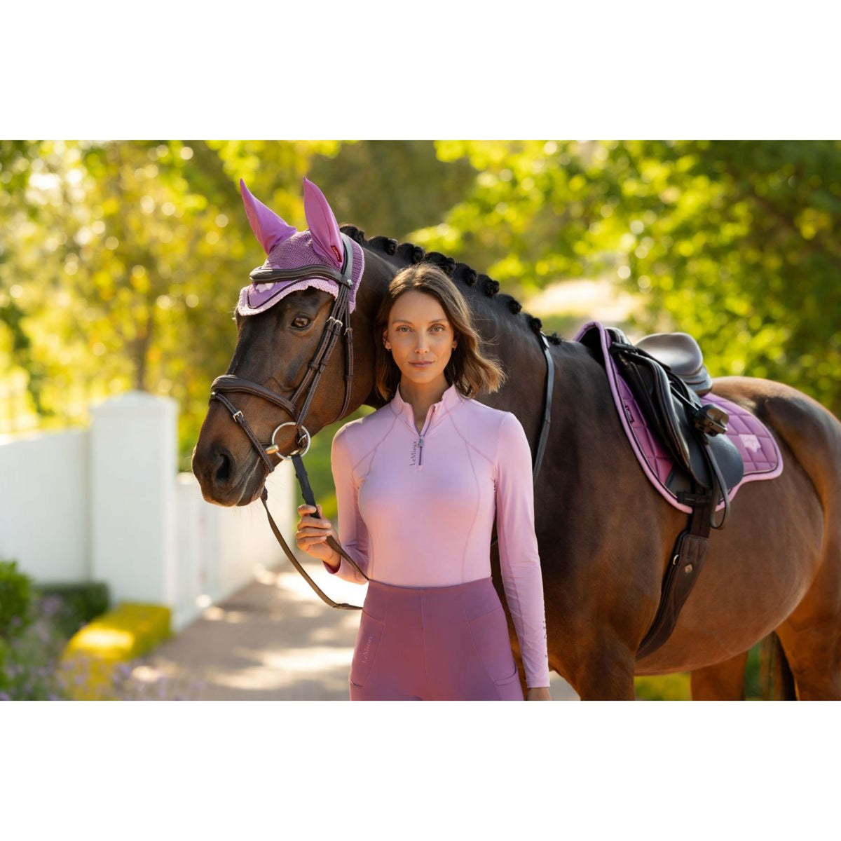 LeMieux Tapis de Selle Loire Classic Square Polyvalent Mallow