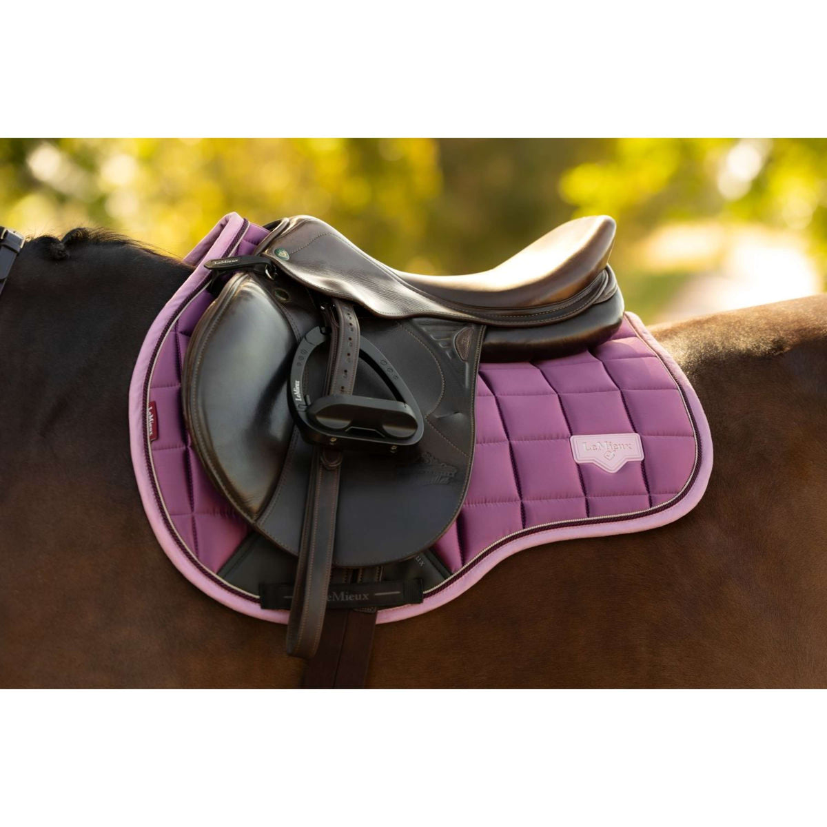 LeMieux Tapis de Selle Loire Classic Square Polyvalent Mallow