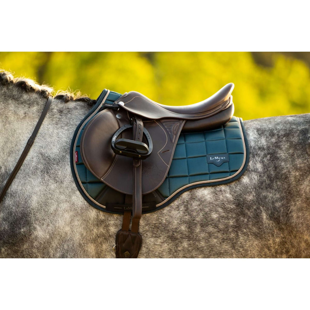 LeMieux Tapis de Selle Loire Classic Square Polyvalent Jungle
