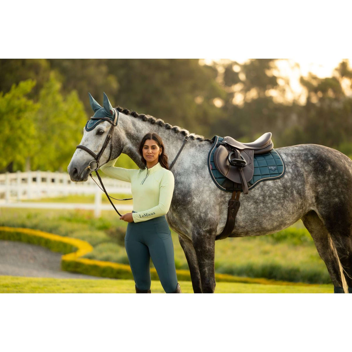LeMieux Tapis de Selle Loire Classic Square Polyvalent Jungle