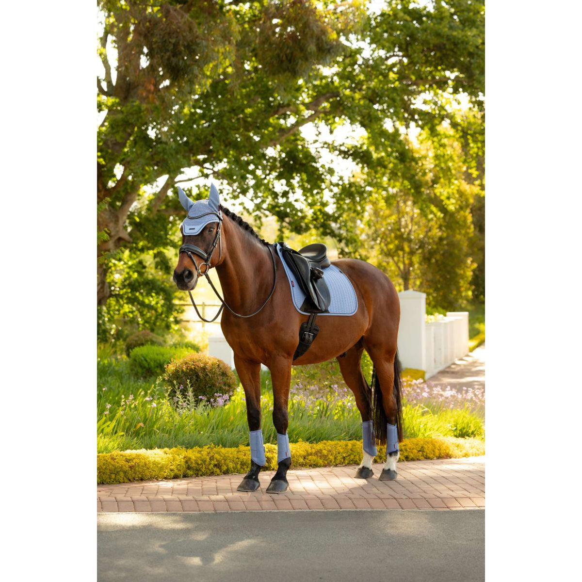 LeMieux Tapis de Selle Essence Square Dressage Powder Blue