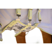 LeMieux Couverture Anti-Mouches Arika Camo-Tek avec Couvre-cou Macaron