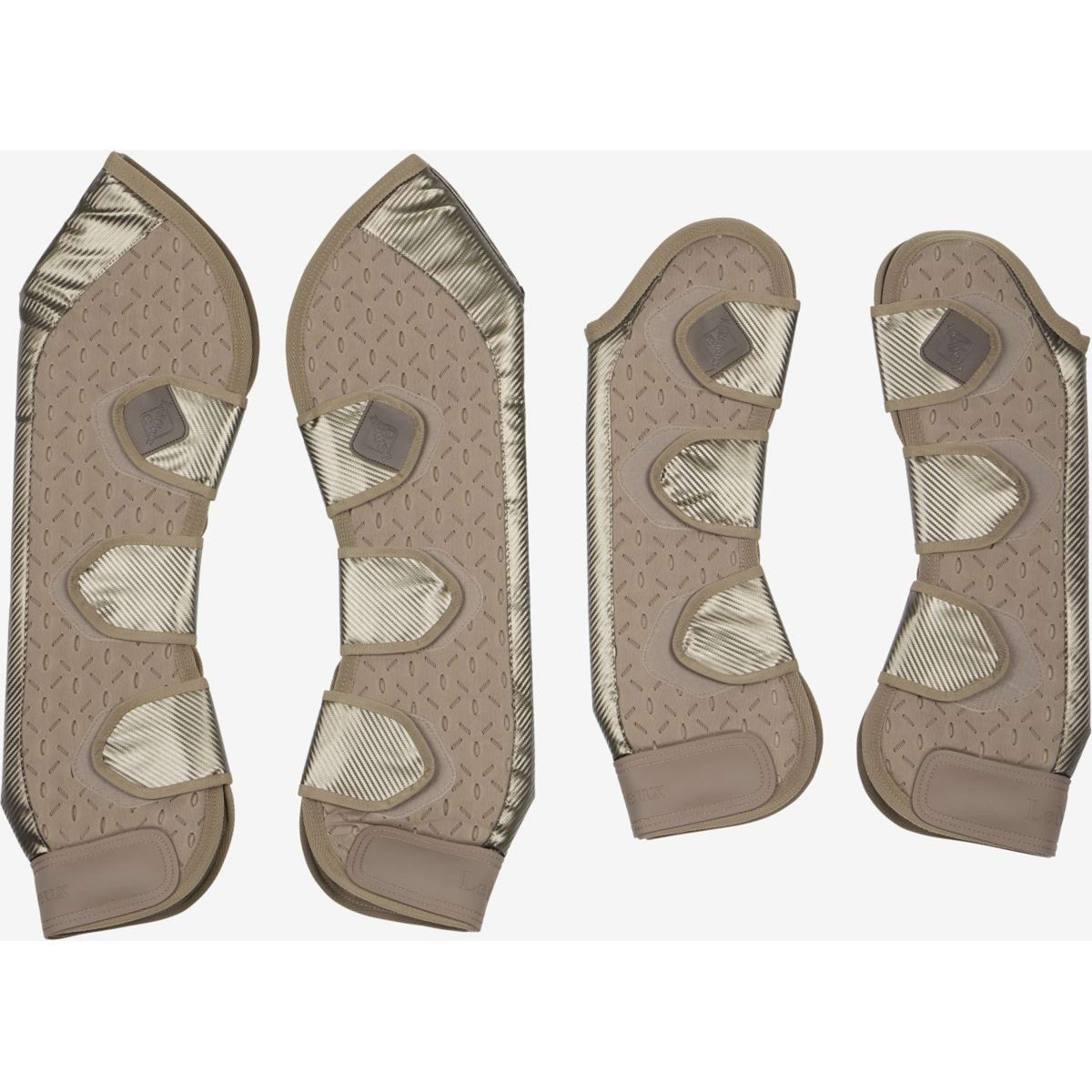 LeMieux Guêtres de Transport Kudos 3D Mesh Pecan