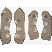 LeMieux Guêtres de Transport Kudos 3D Mesh Pecan