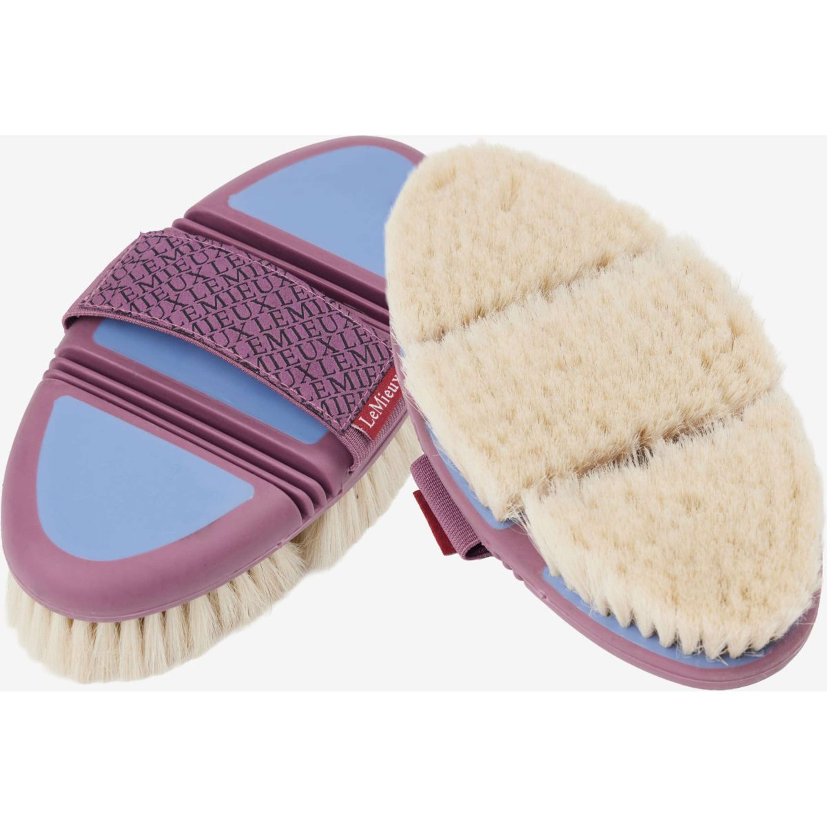 LeMieux Brosse Douce Flexi Poil de Chèvre Powder Blue
