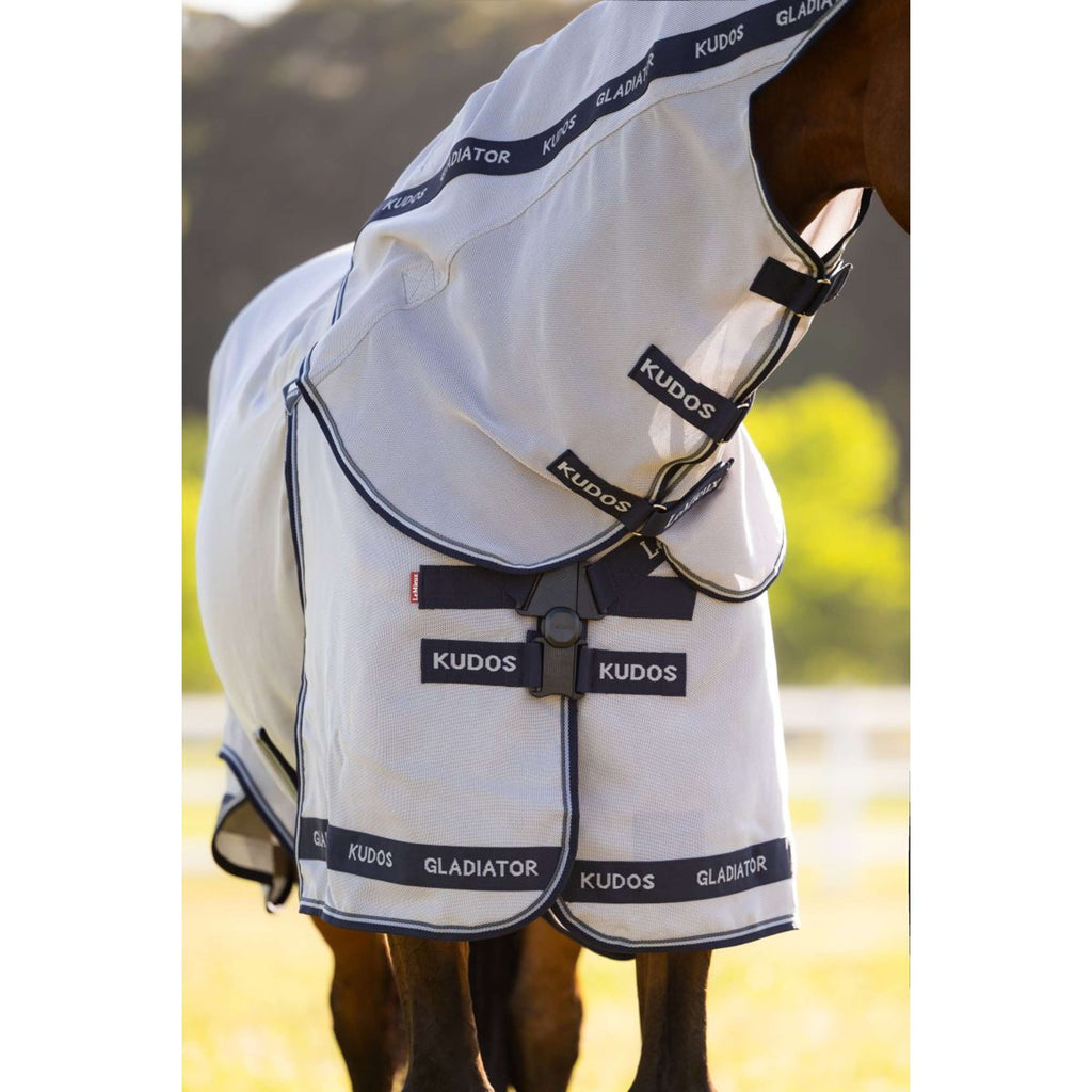 LeMieux Couverture Anti-Mouches Kudos Gladiator Gris