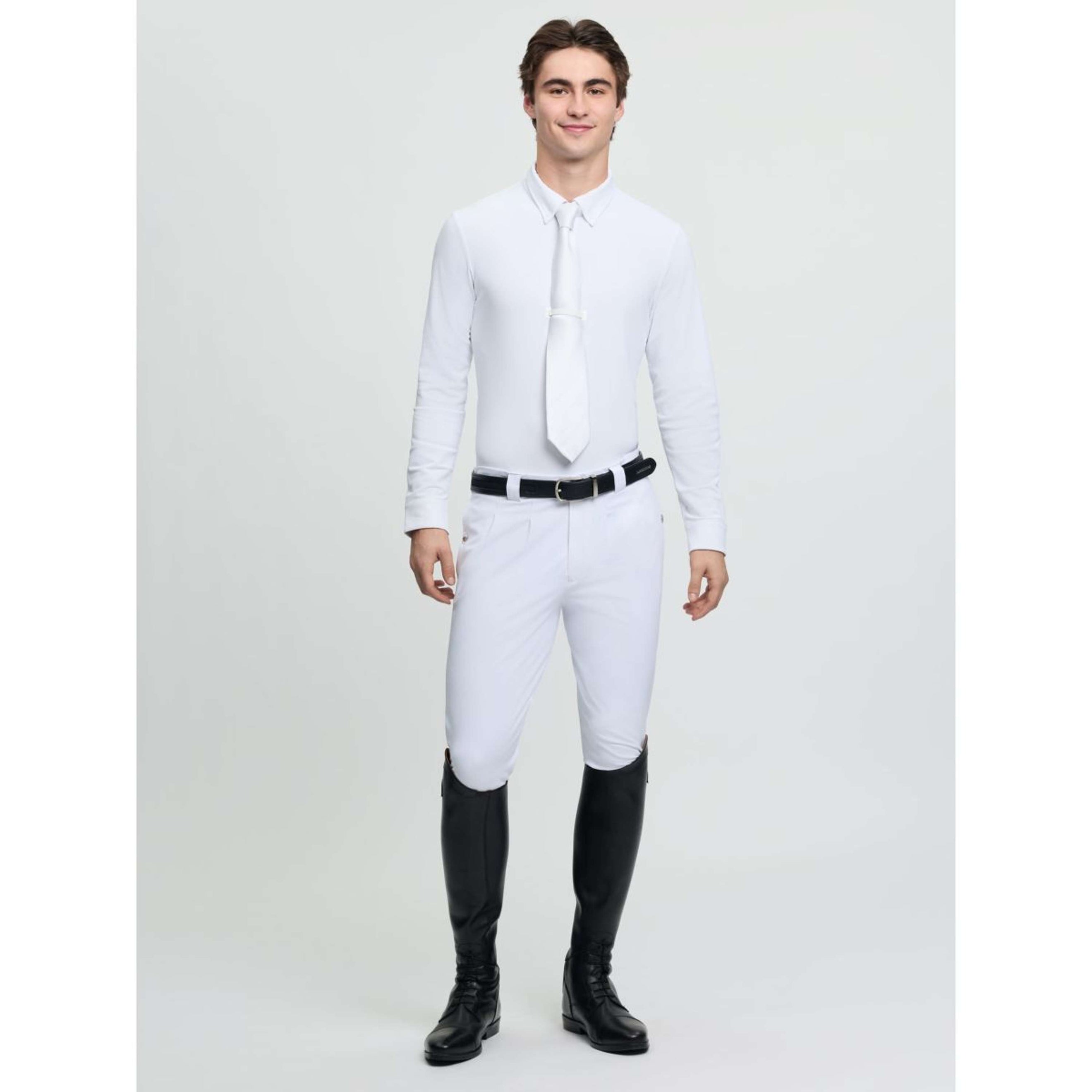 LeMieux T-shirt de Concours Show Hommes Blanc