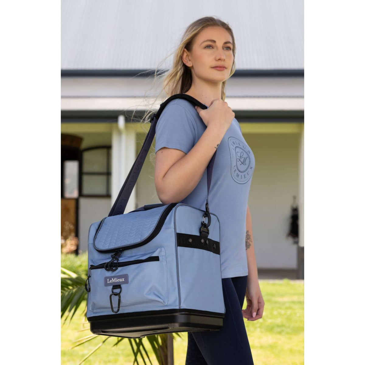 LeMieux Trousse de Pansage Elite Pro Powder Blue