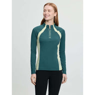 LeMieux Base Layer Philippa Mesh Longues Manches Jungle