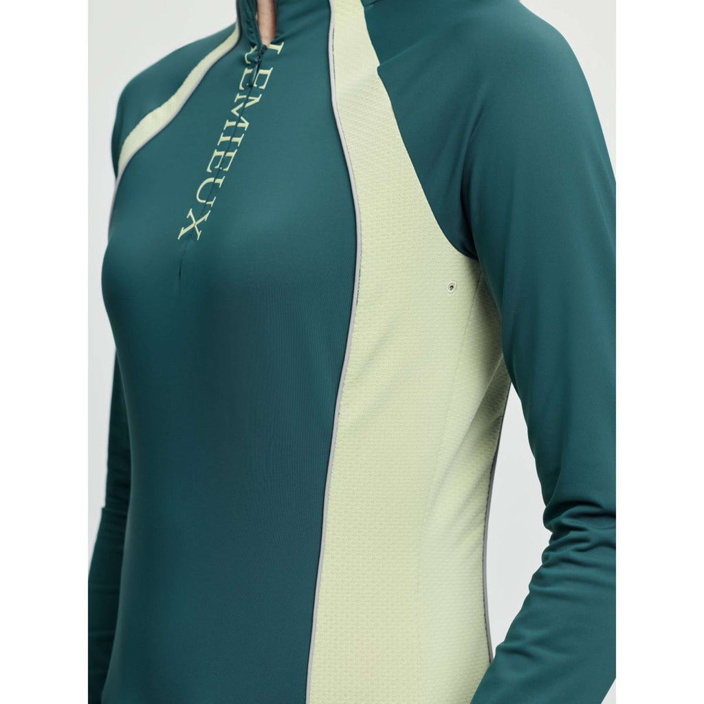 LeMieux Base Layer Philippa Mesh Longues Manches Jungle
